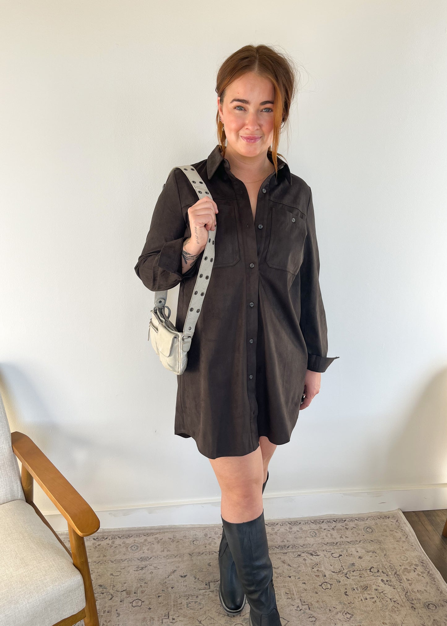 Gentle Fawn Holly Dress - OLIVE