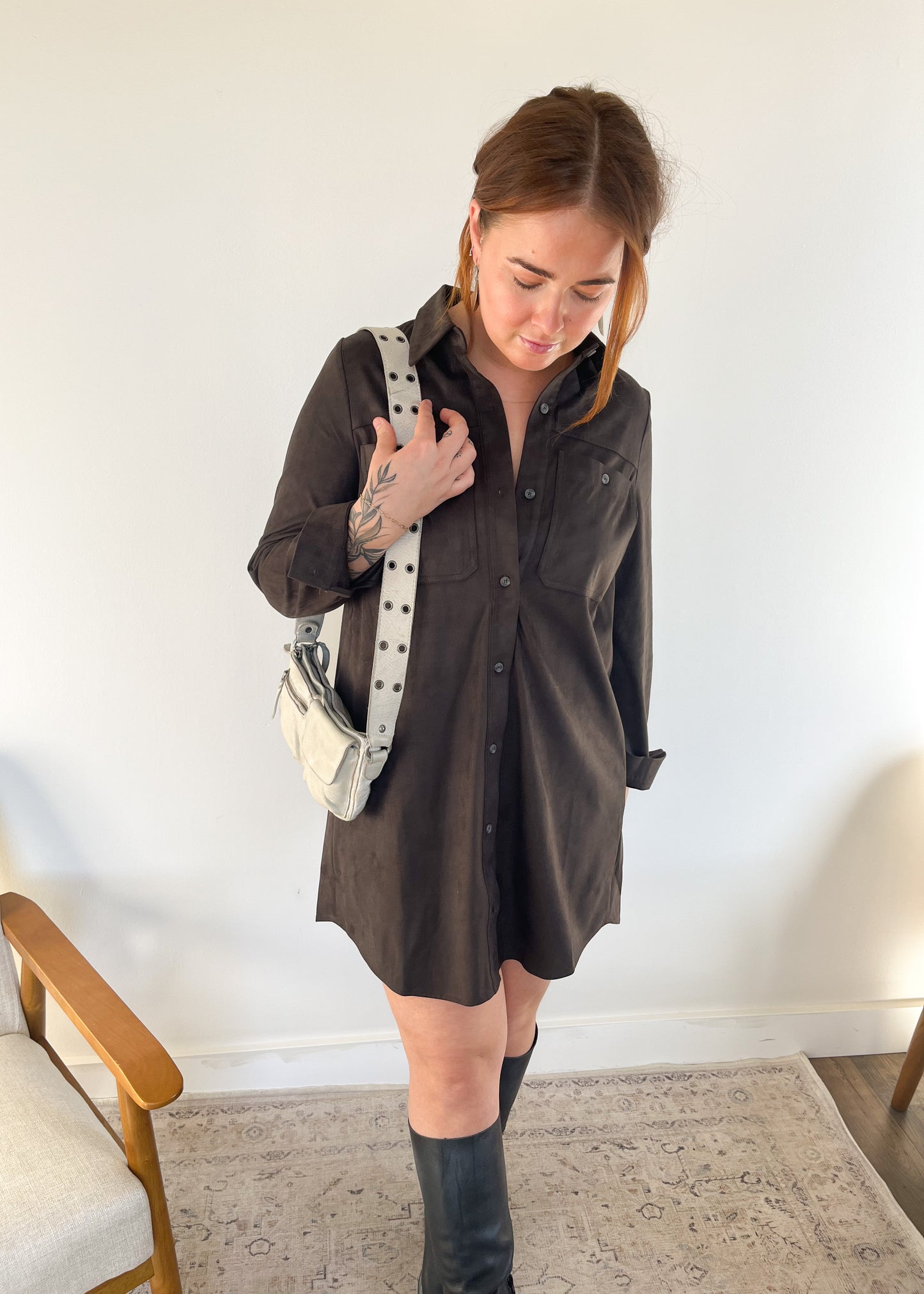 Gentle Fawn Holly Dress - OLIVE
