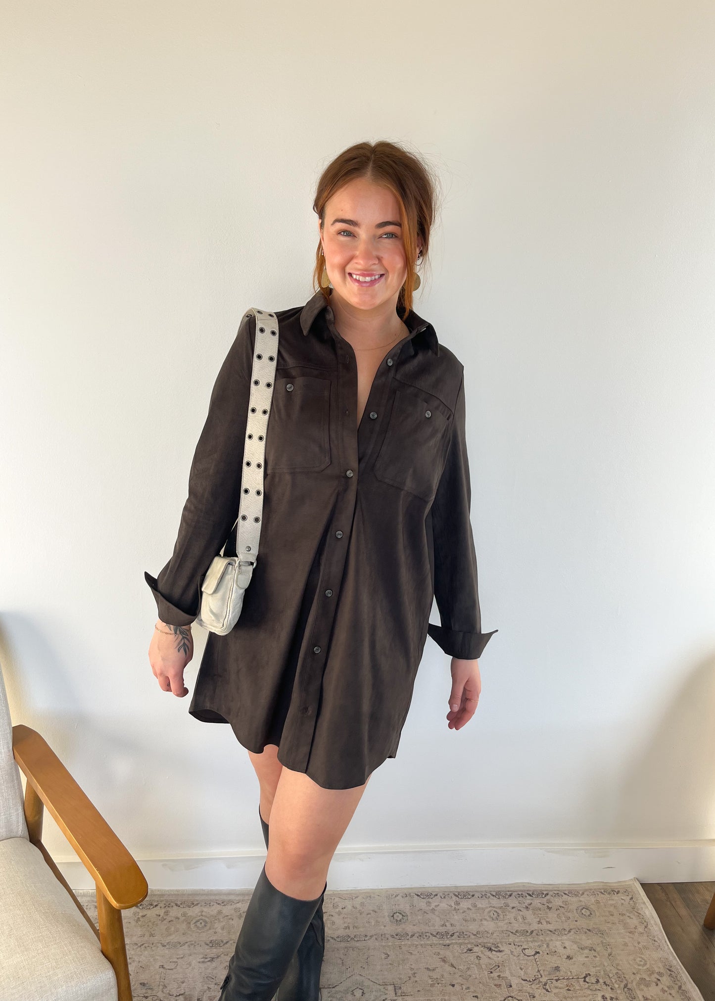 Gentle Fawn Holly Dress - OLIVE