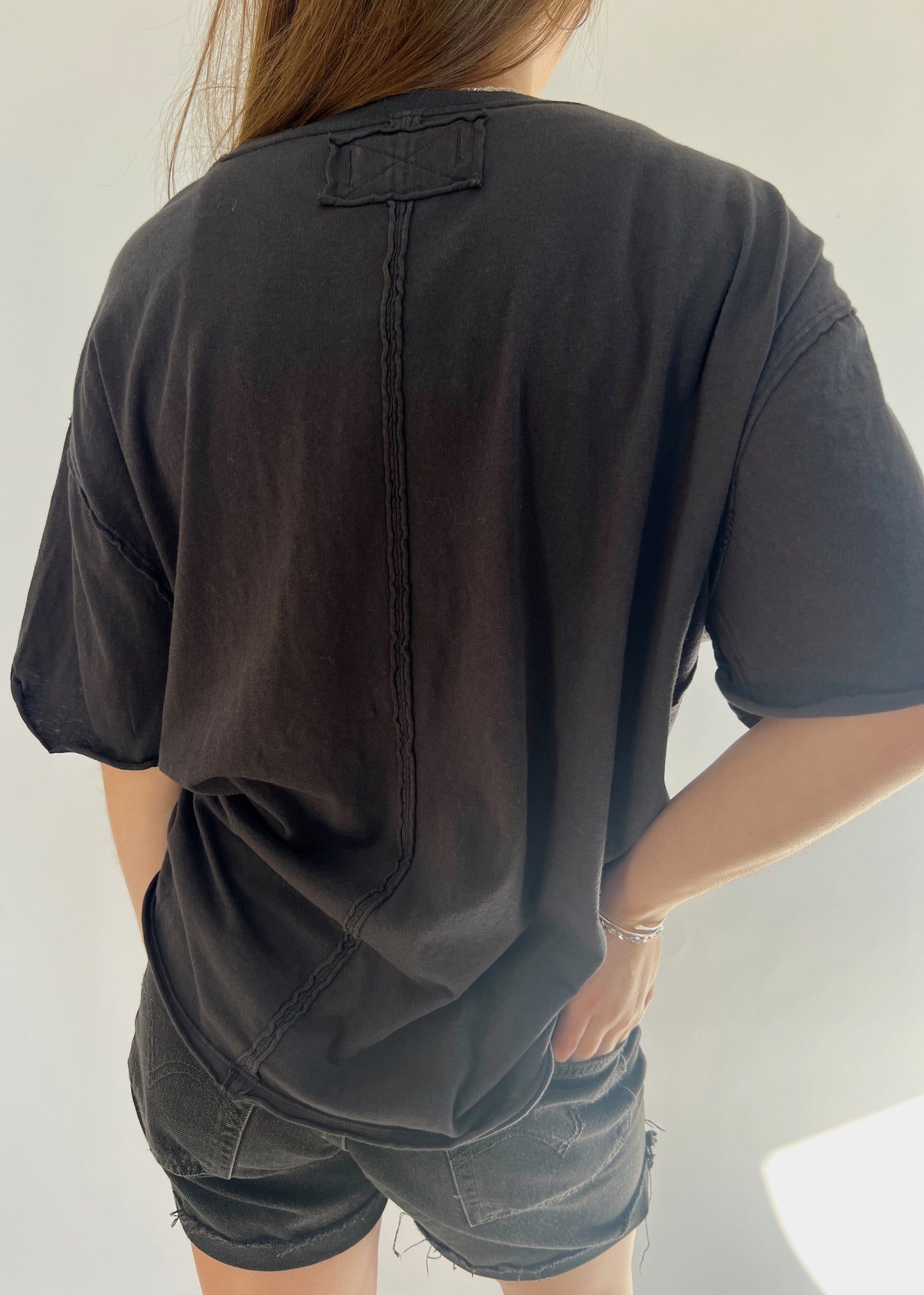 Free People Nina T-Shirt - BLACK