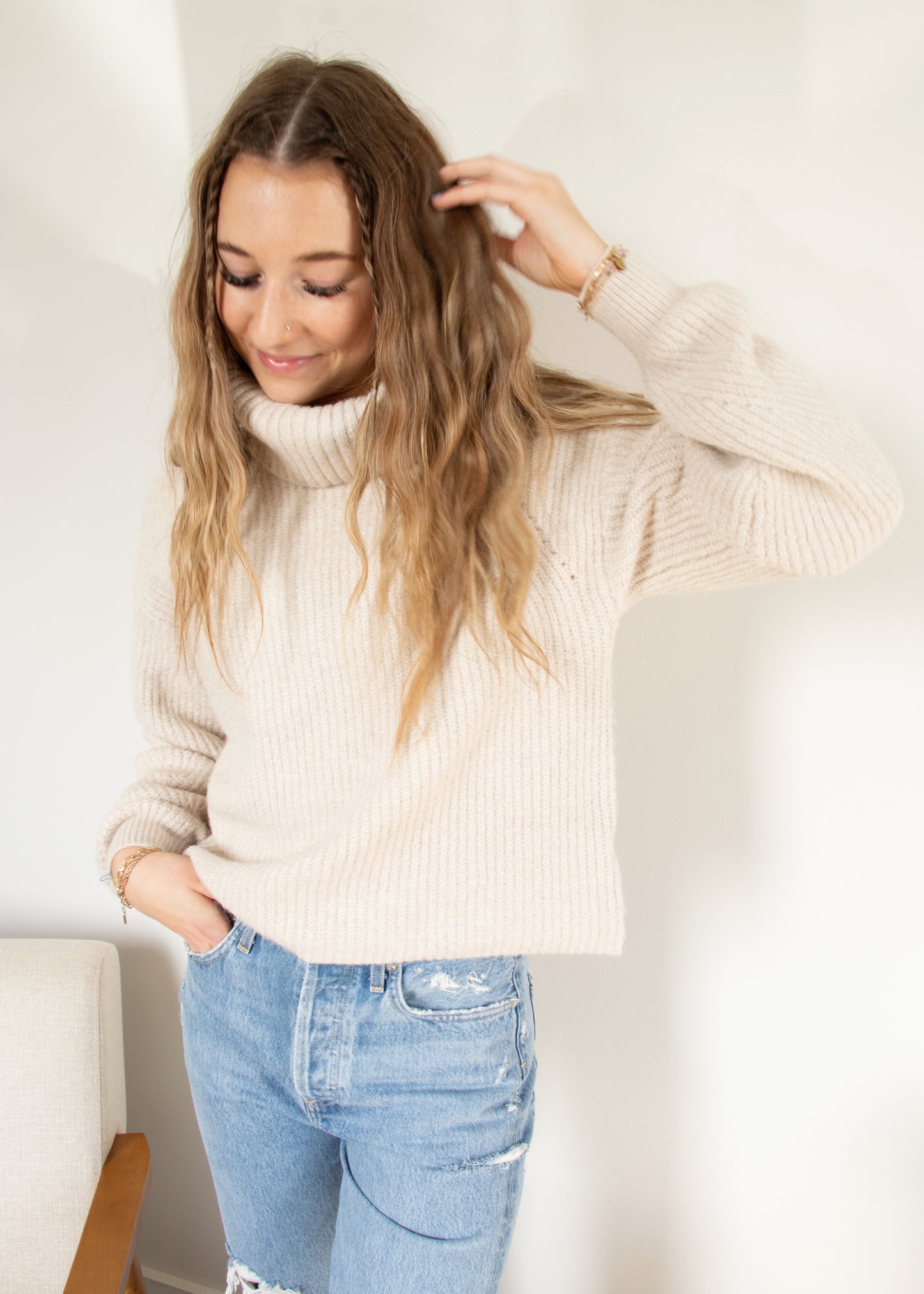 Gentle Fawn Turner Pullover - OATMEAL