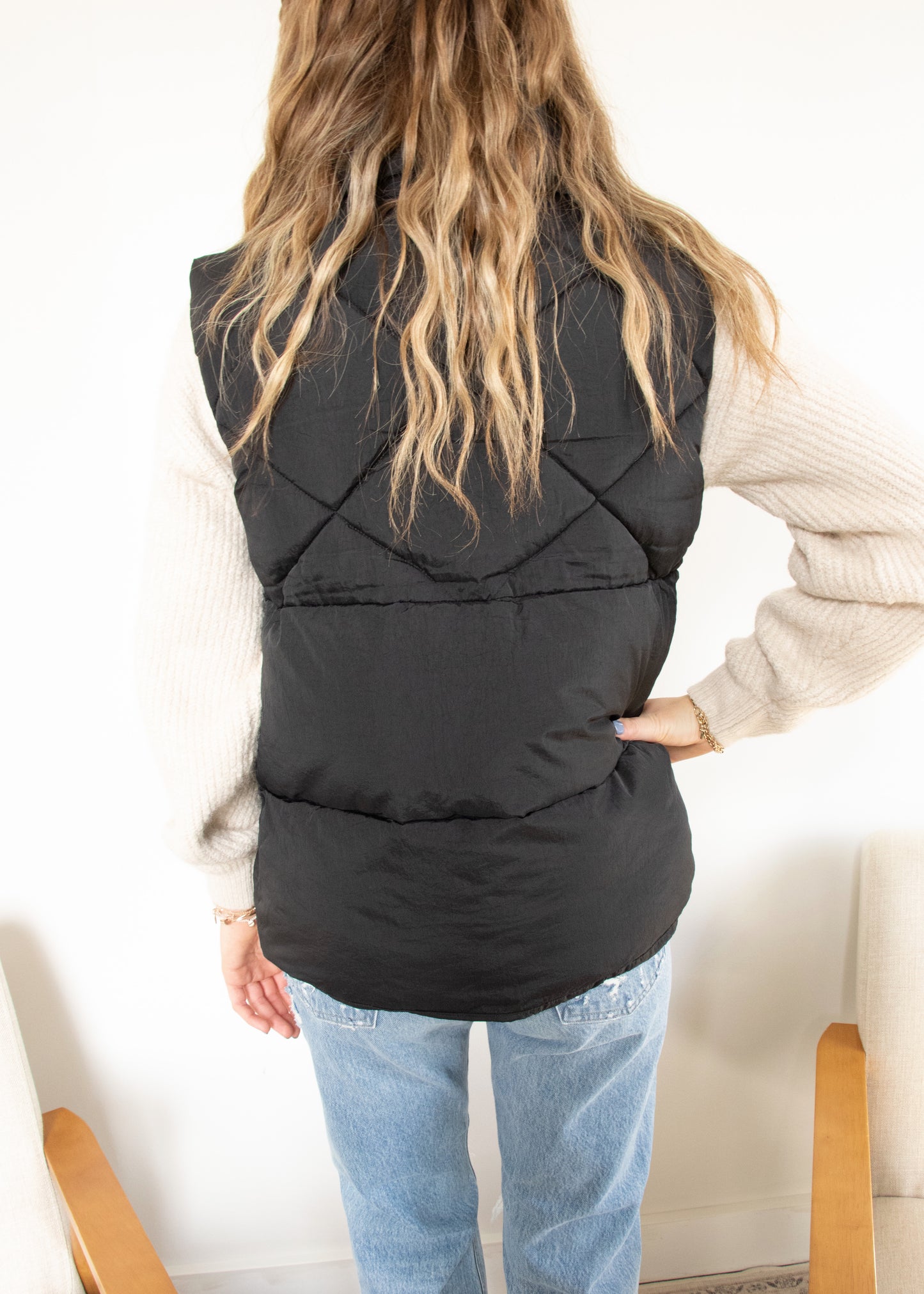Gentle Fawn Kaye Vest - BLACK