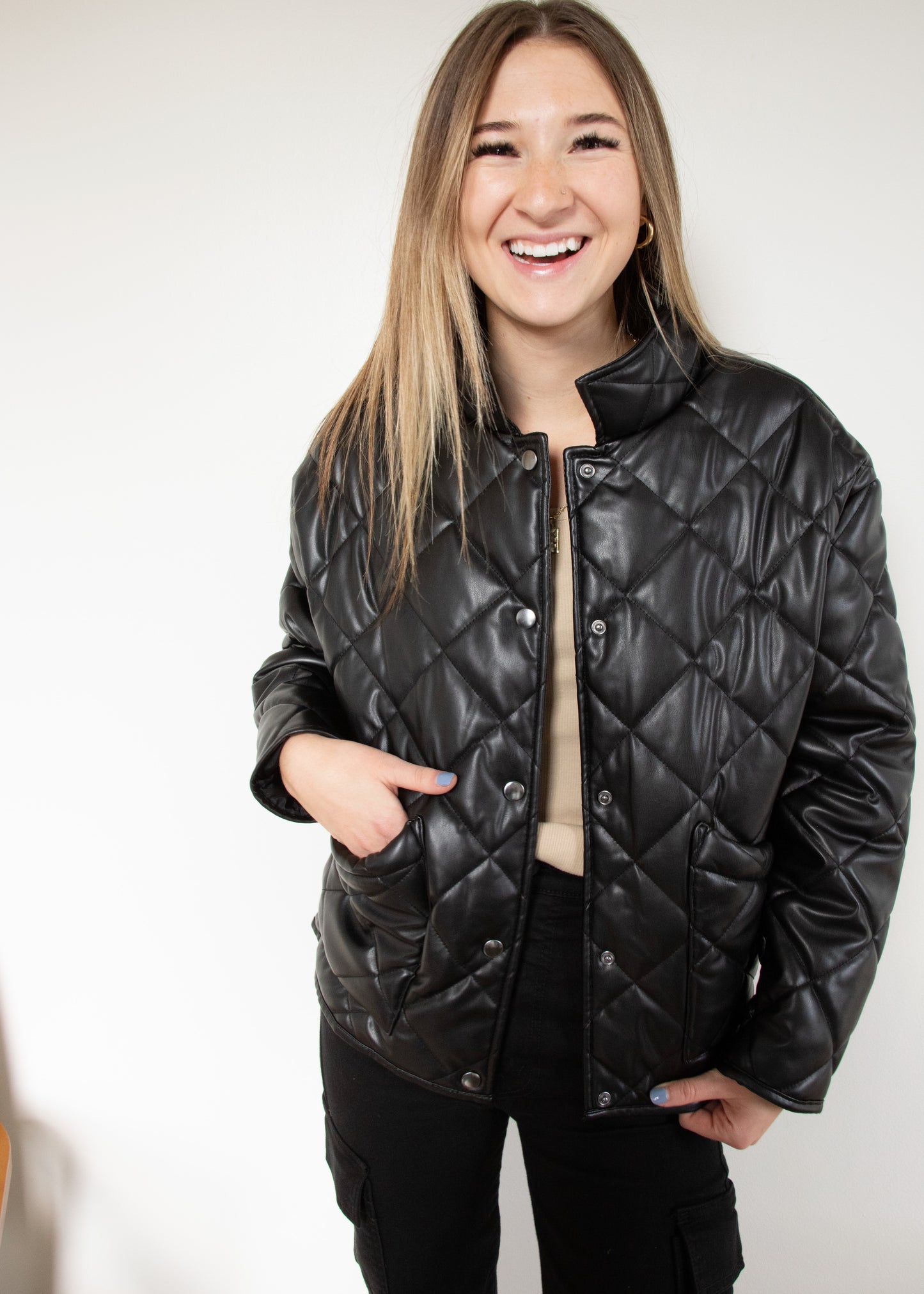 Z Supply Heritage Faux Leather Jacket