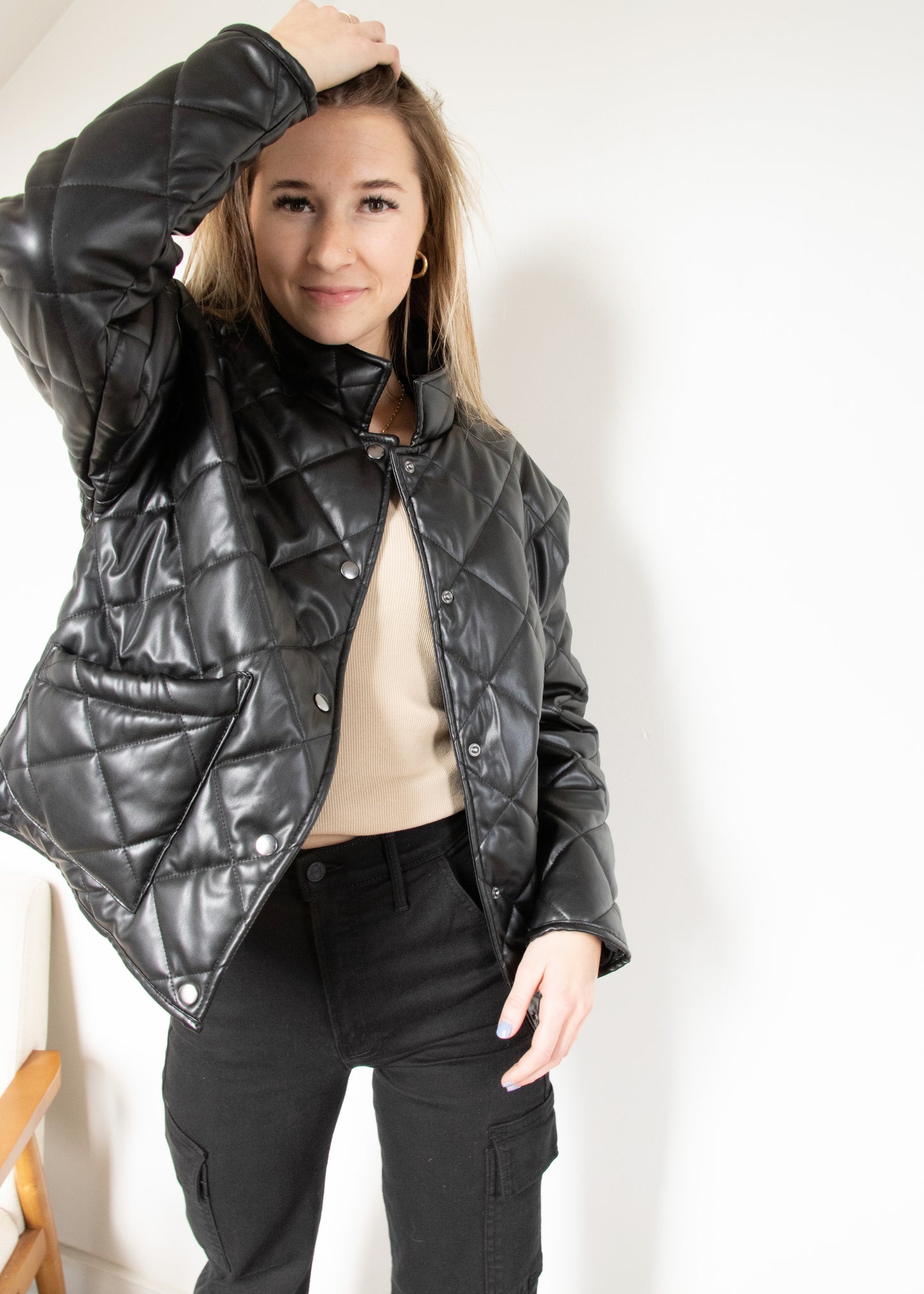 Z Supply Heritage Faux Leather Jacket