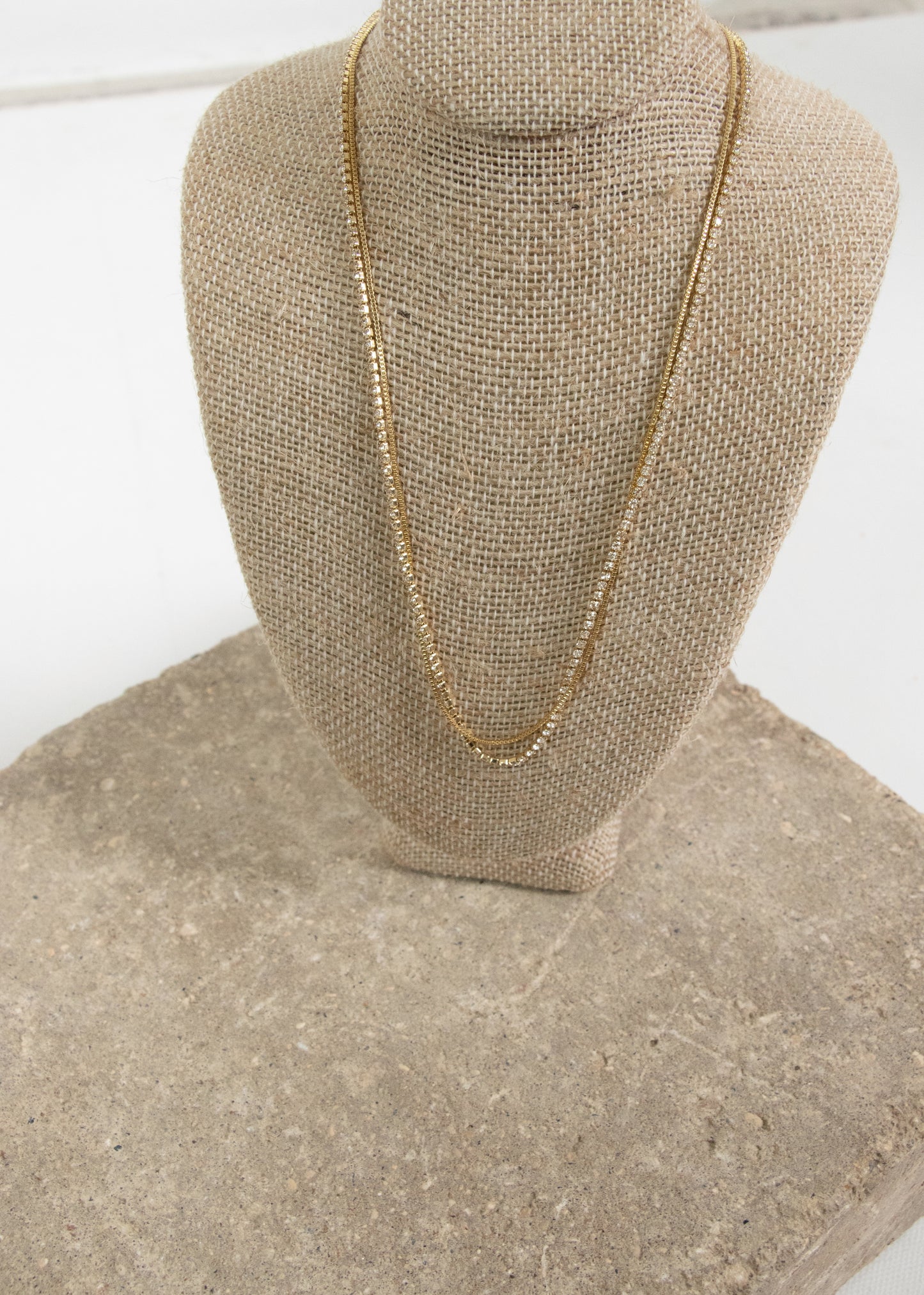 Pilgrim Mille Crystal 2 in 1 Necklace