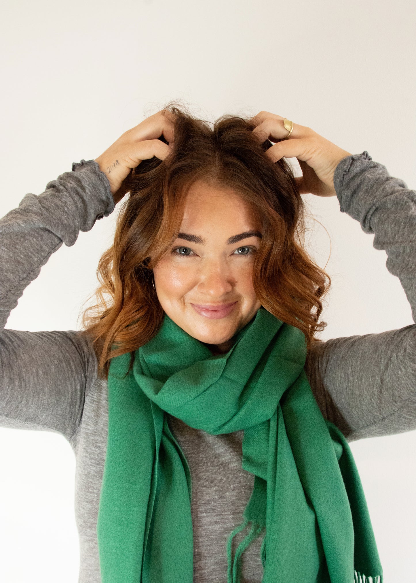 C'est Moi Viscose Blend Scarf - JADE