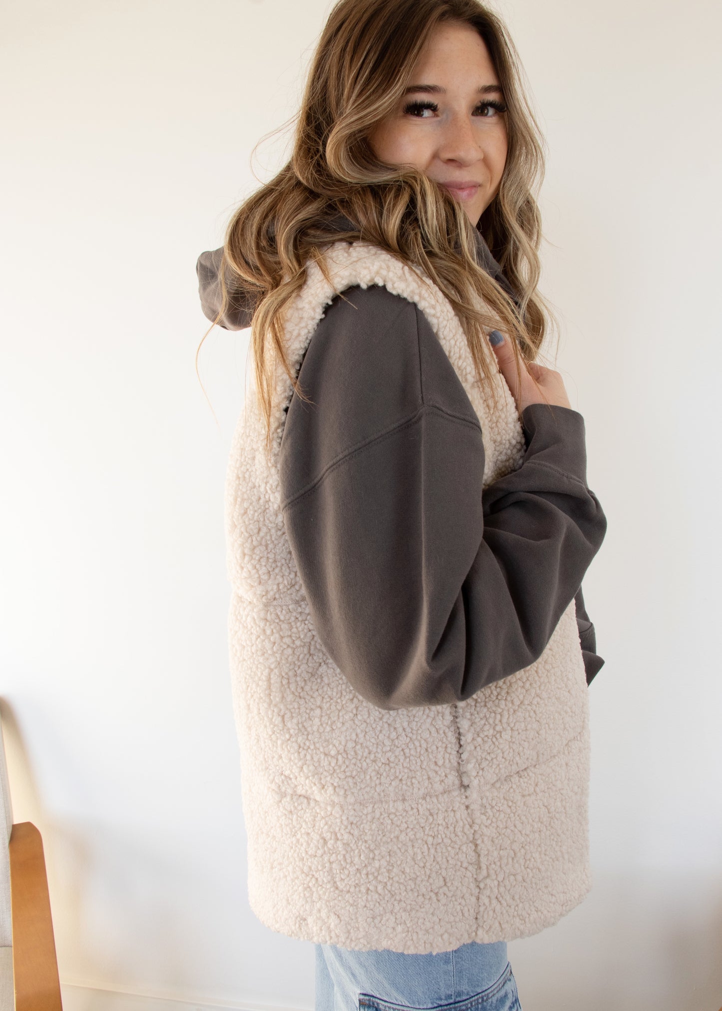 Gentle Fawn Darcy Vest - ECRU