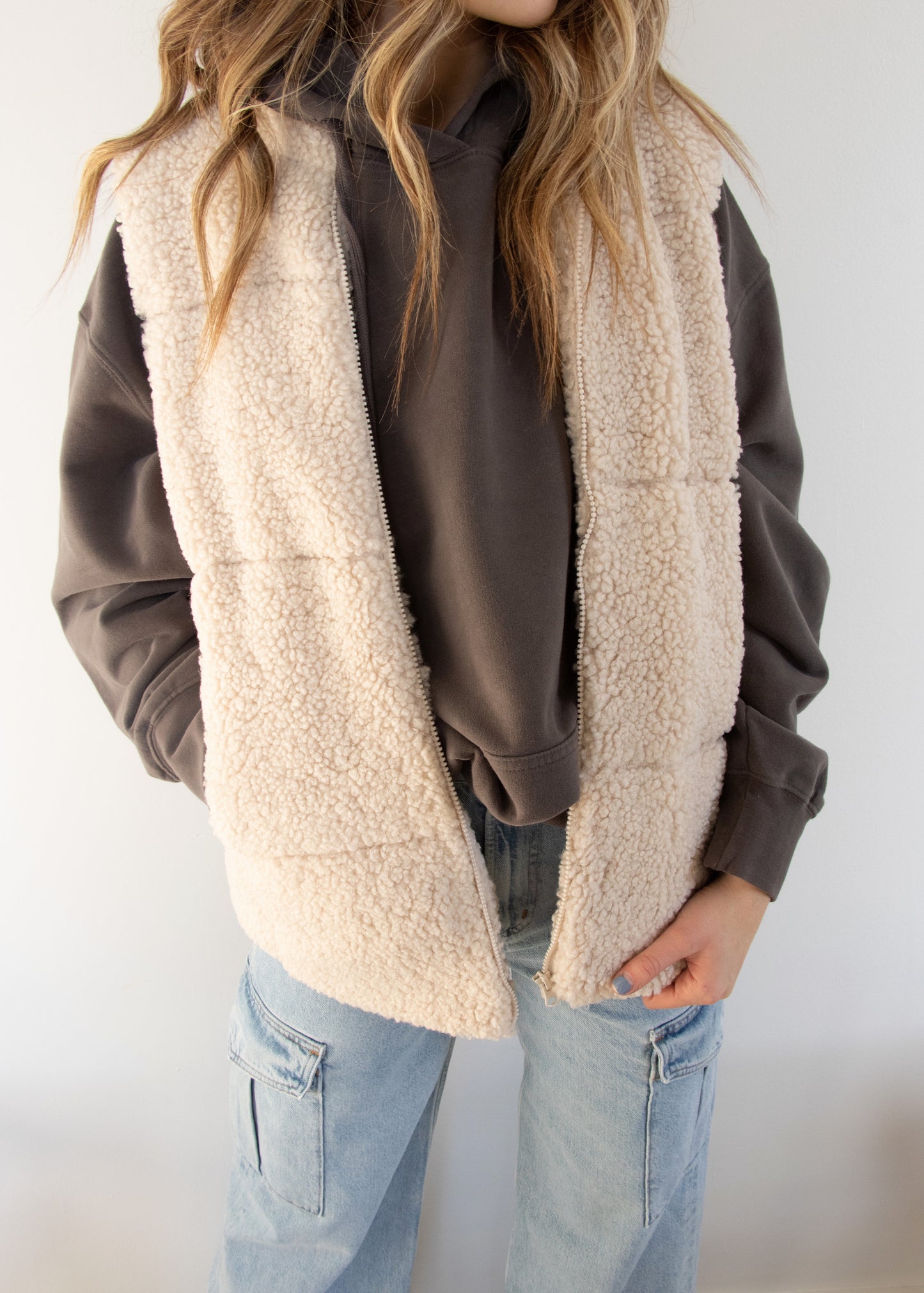 Gentle Fawn Darcy Vest - ECRU