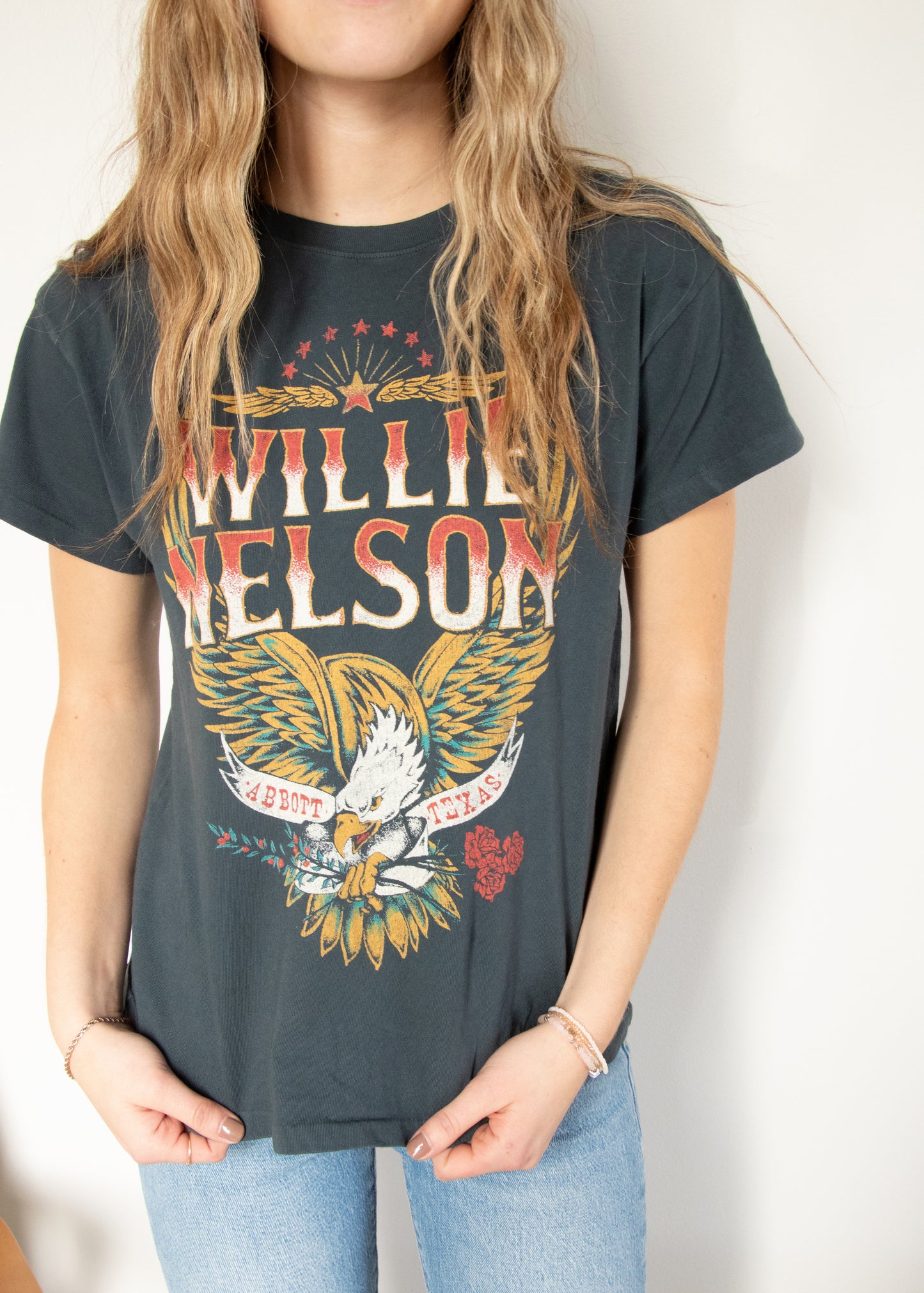 Daydreamer Willie Nelson Abott Texas Tee
