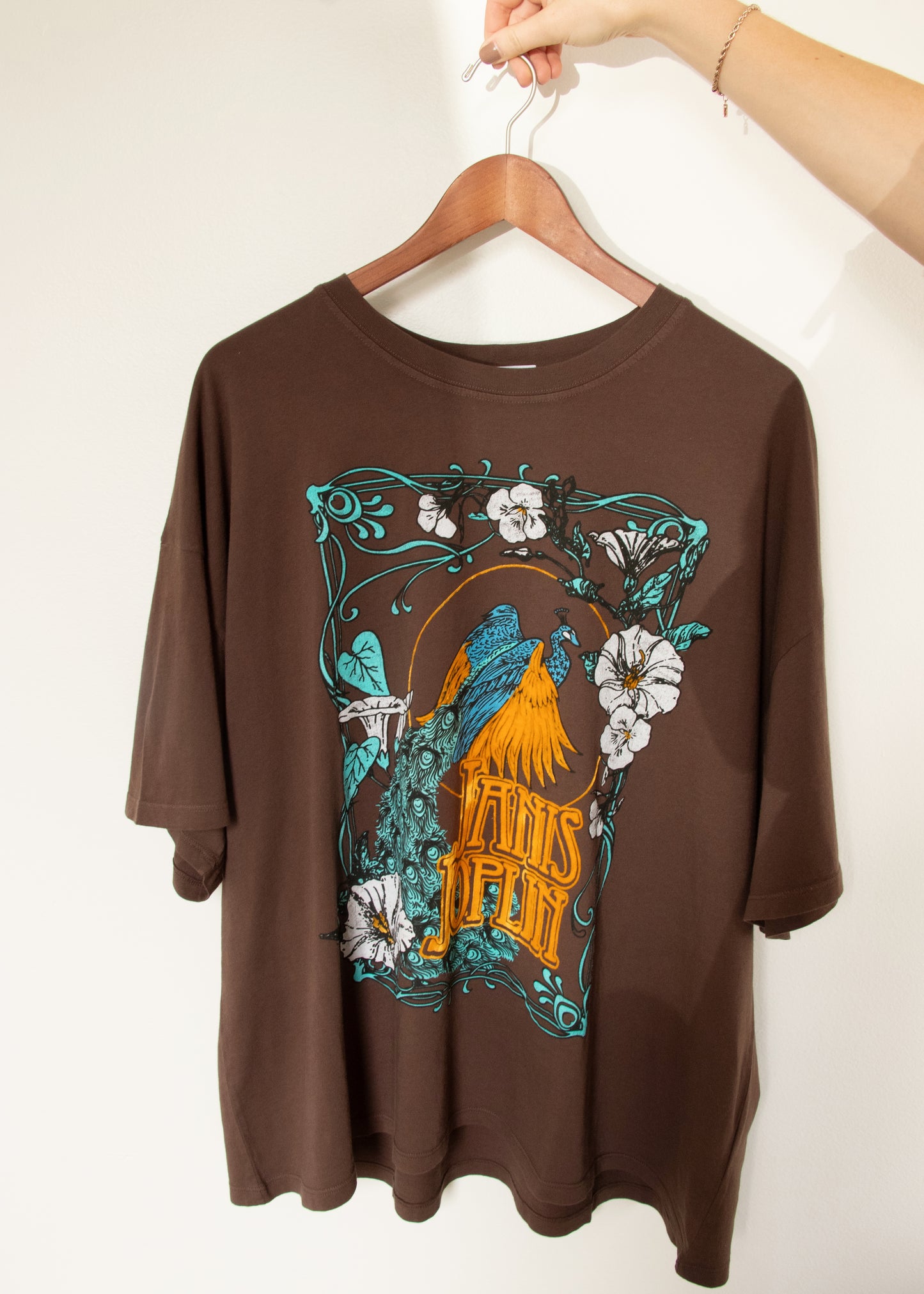 Daydreamer Janis Joplin Floral Tee