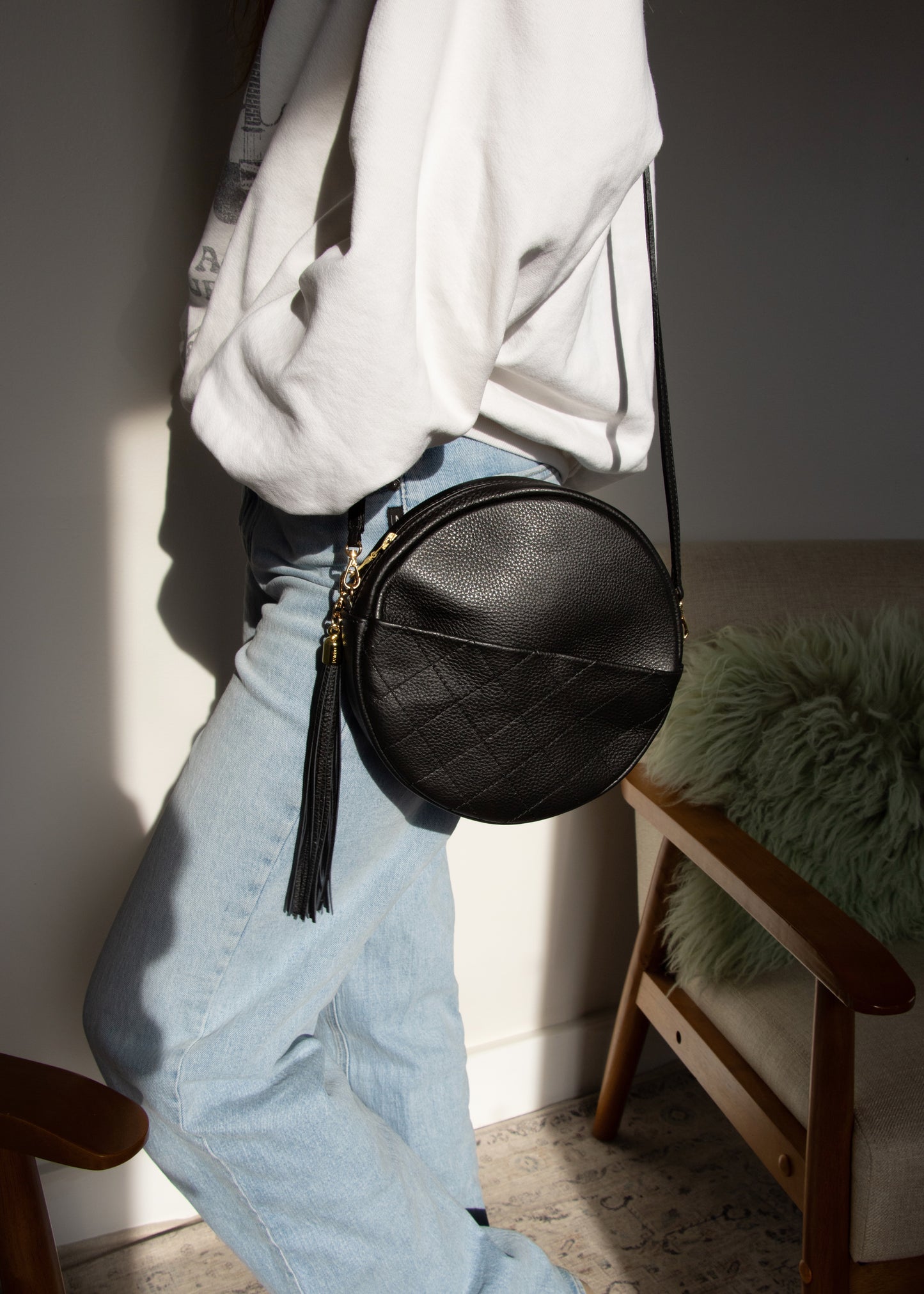 BRAVE Leather Chiara Bag - BLACK