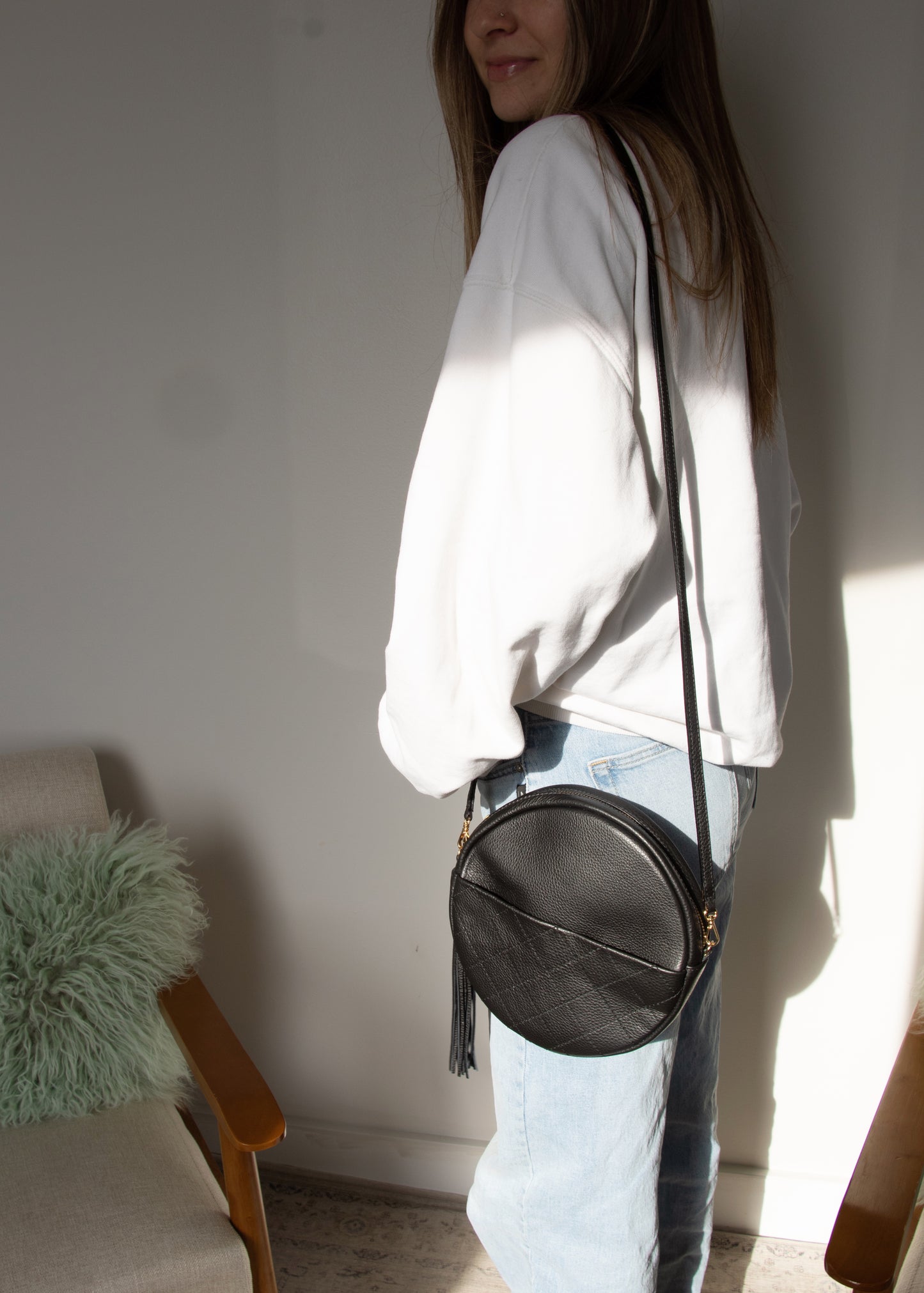 BRAVE Leather Chiara Bag - BLACK