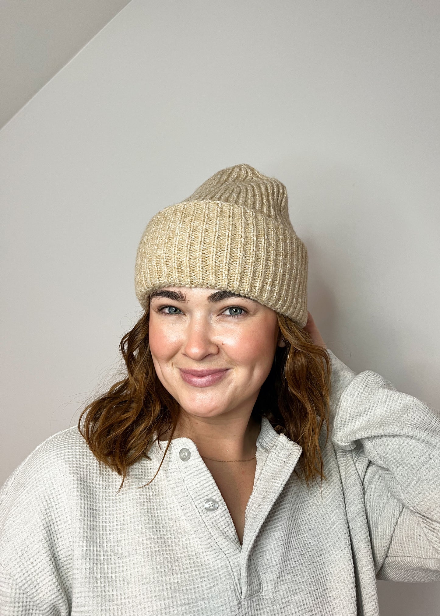 Free People Harbor Marled Ribbed Beanie