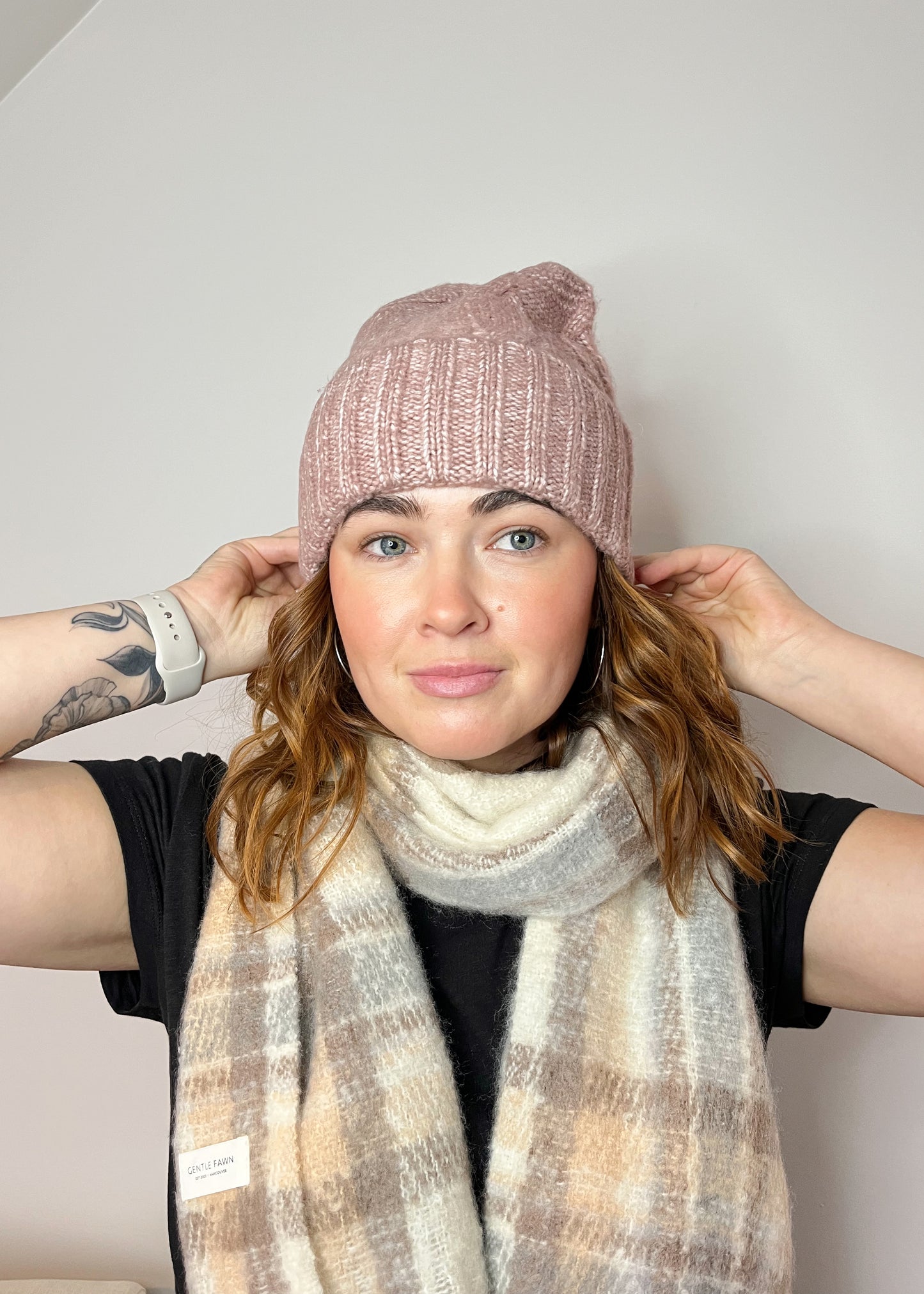 Z Supply Cable Knit Beanie