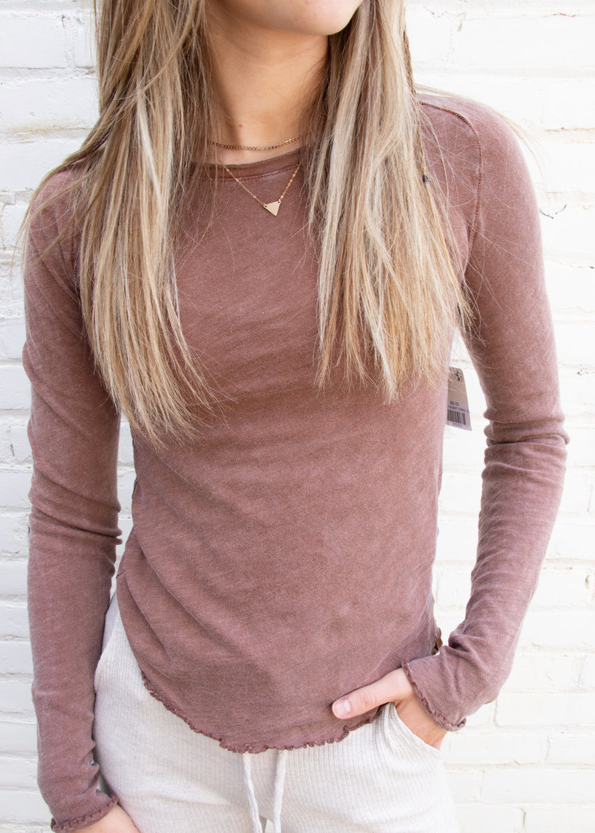 (取寄) フリーピープル レディース ビーウィッチ マイ ベビー ロング スリーブ Free People women Be My Baby Long Sleeve Heather Grey Free People Be My Baby Longsleeve – Thr3e Clothing