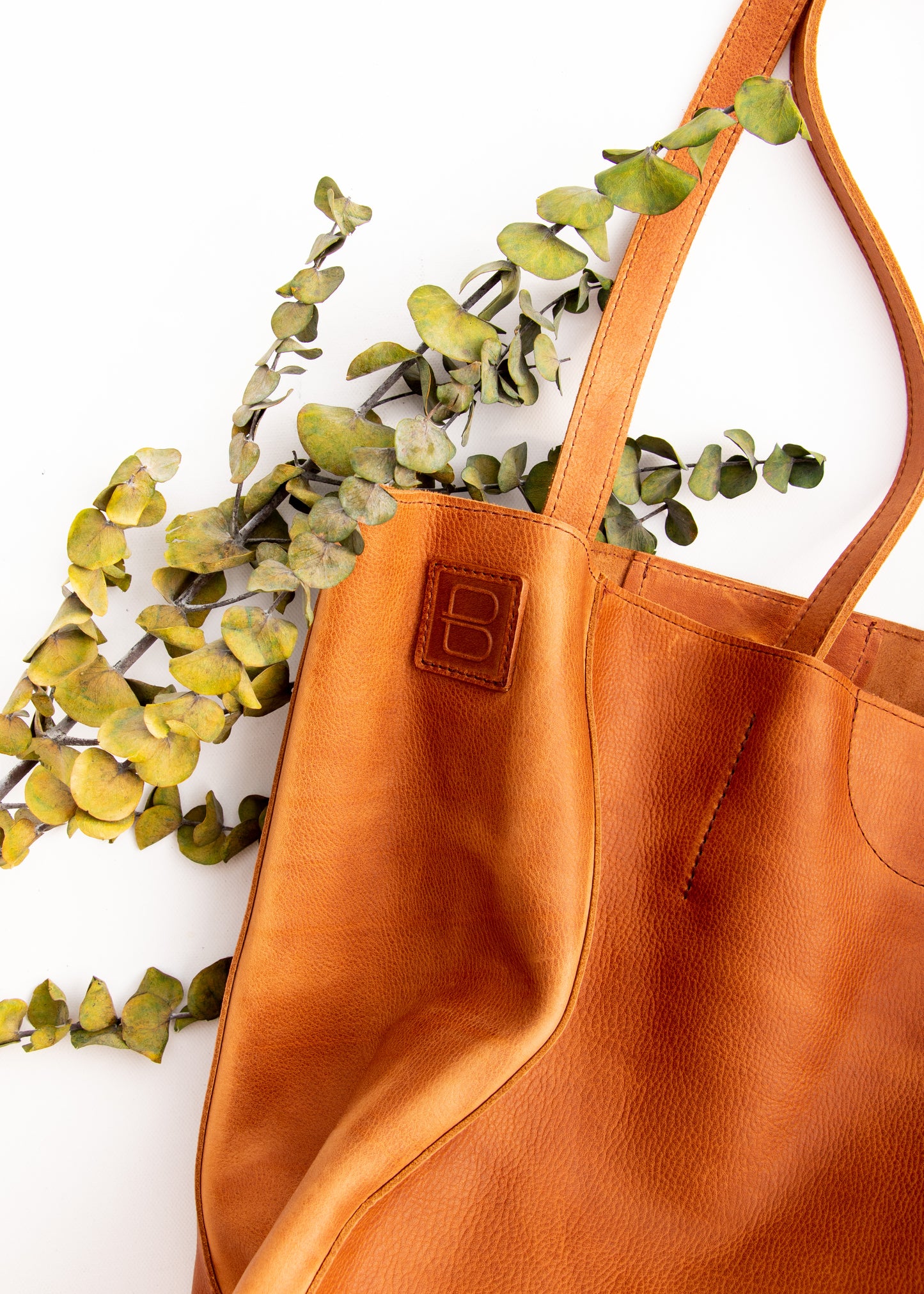BRAVE Leather Giovana Tote - MARONE