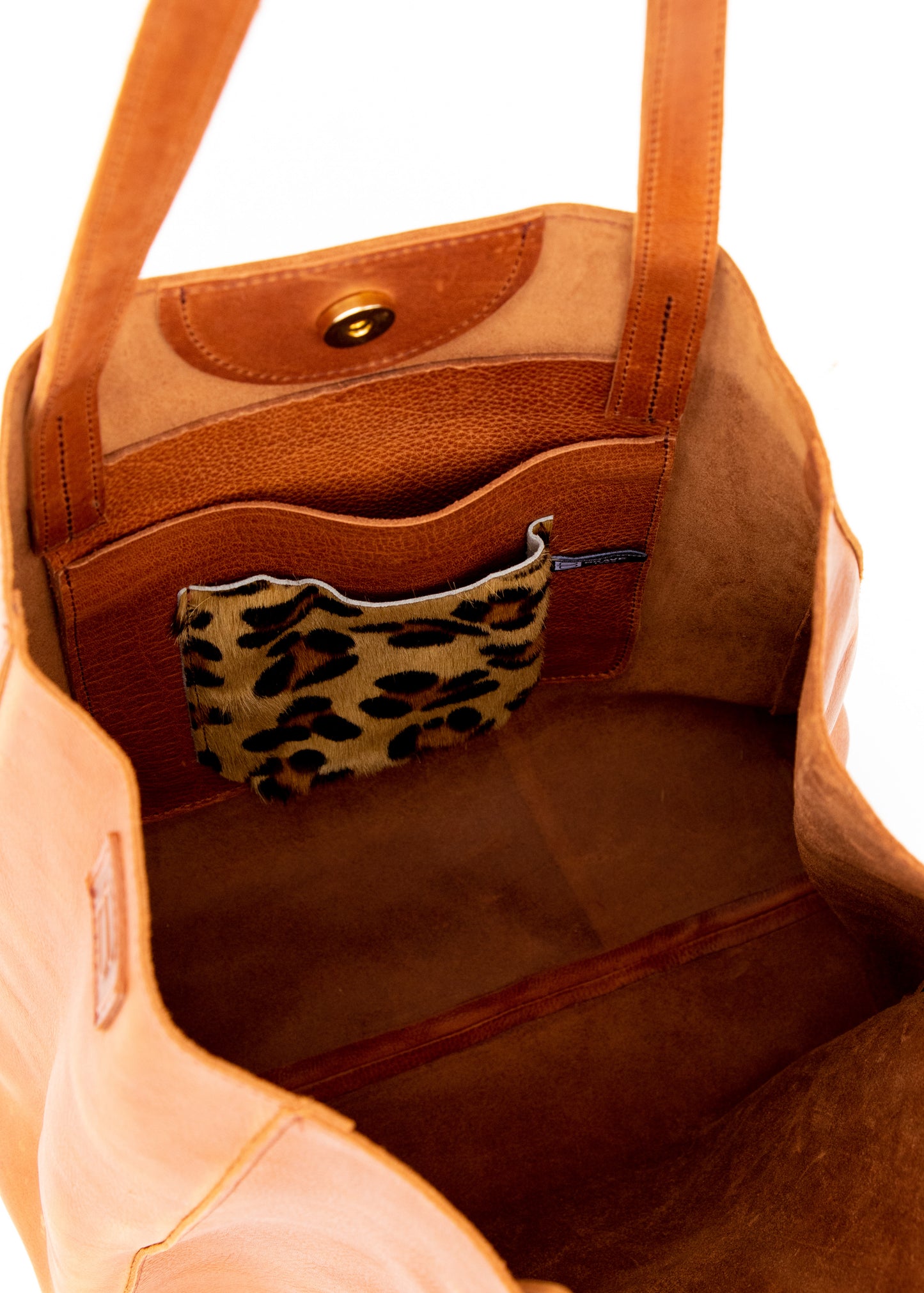 BRAVE Leather Giovana Tote - MARONE