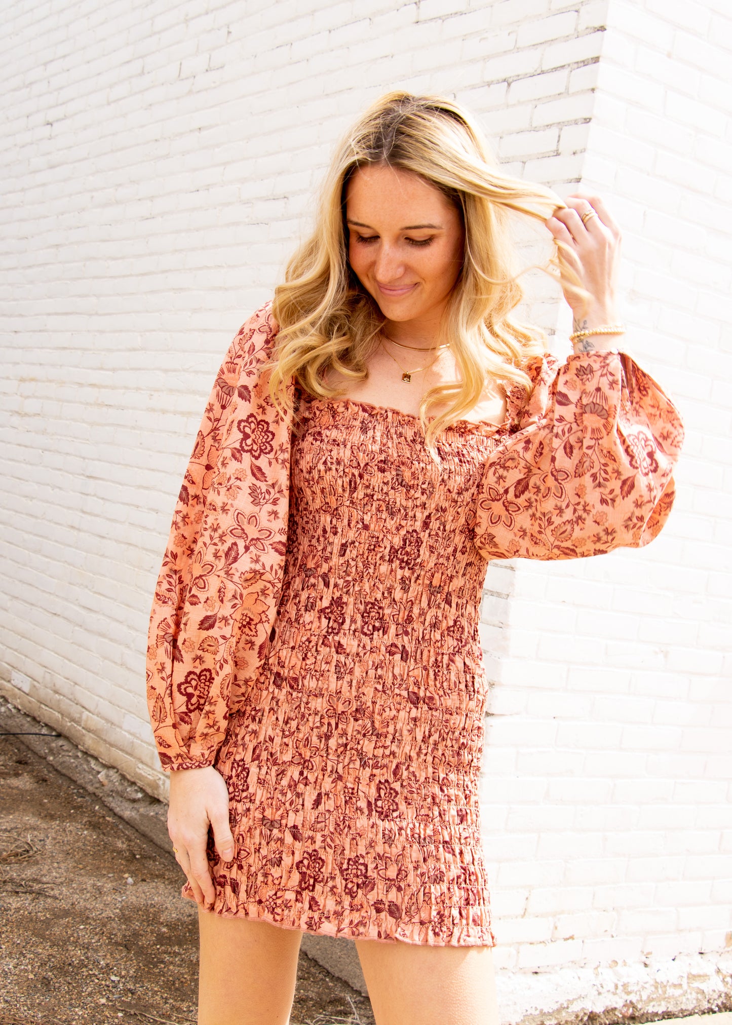 Free People Smock It To Me Mini Dress