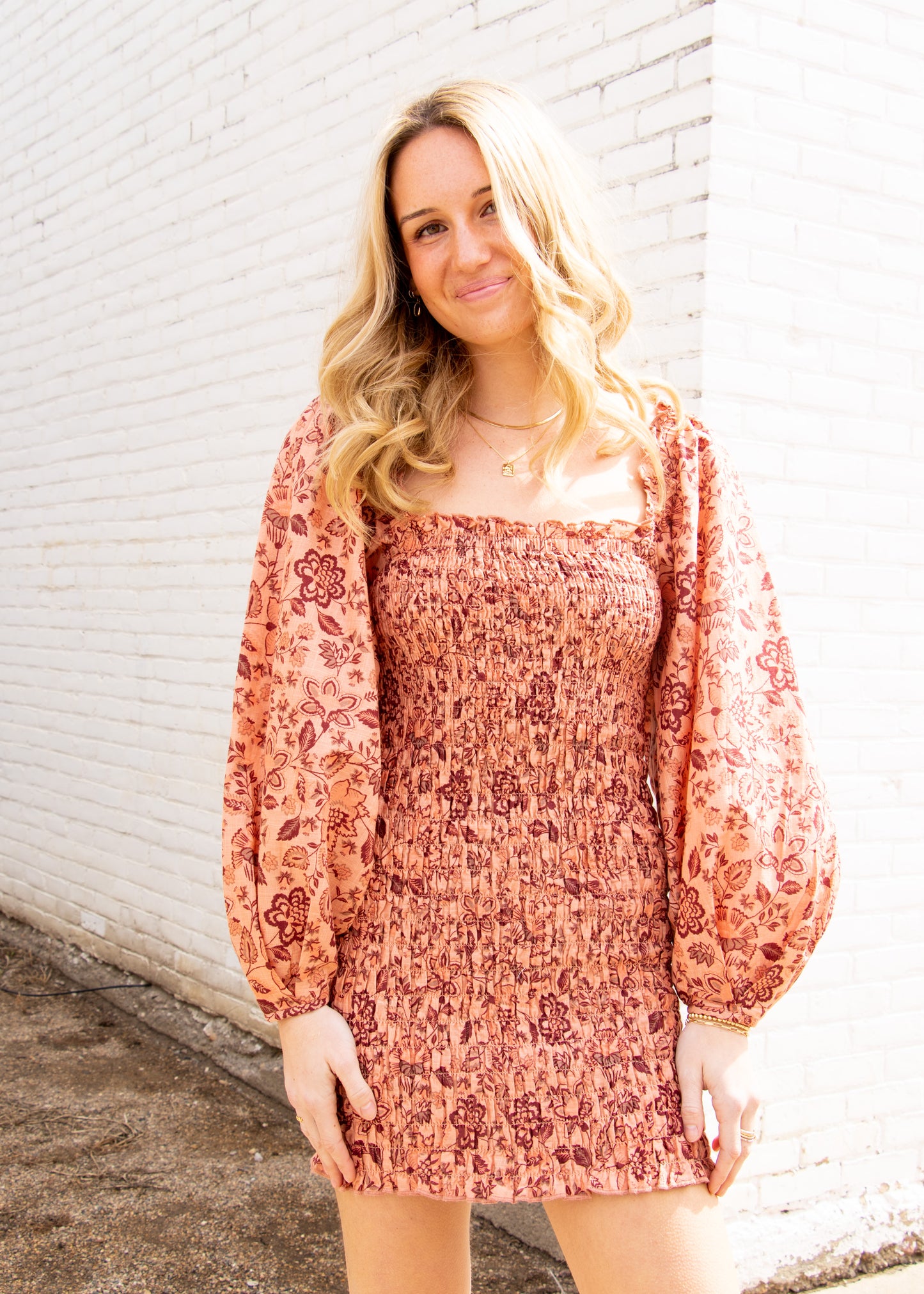 Free People Smock It To Me Mini Dress