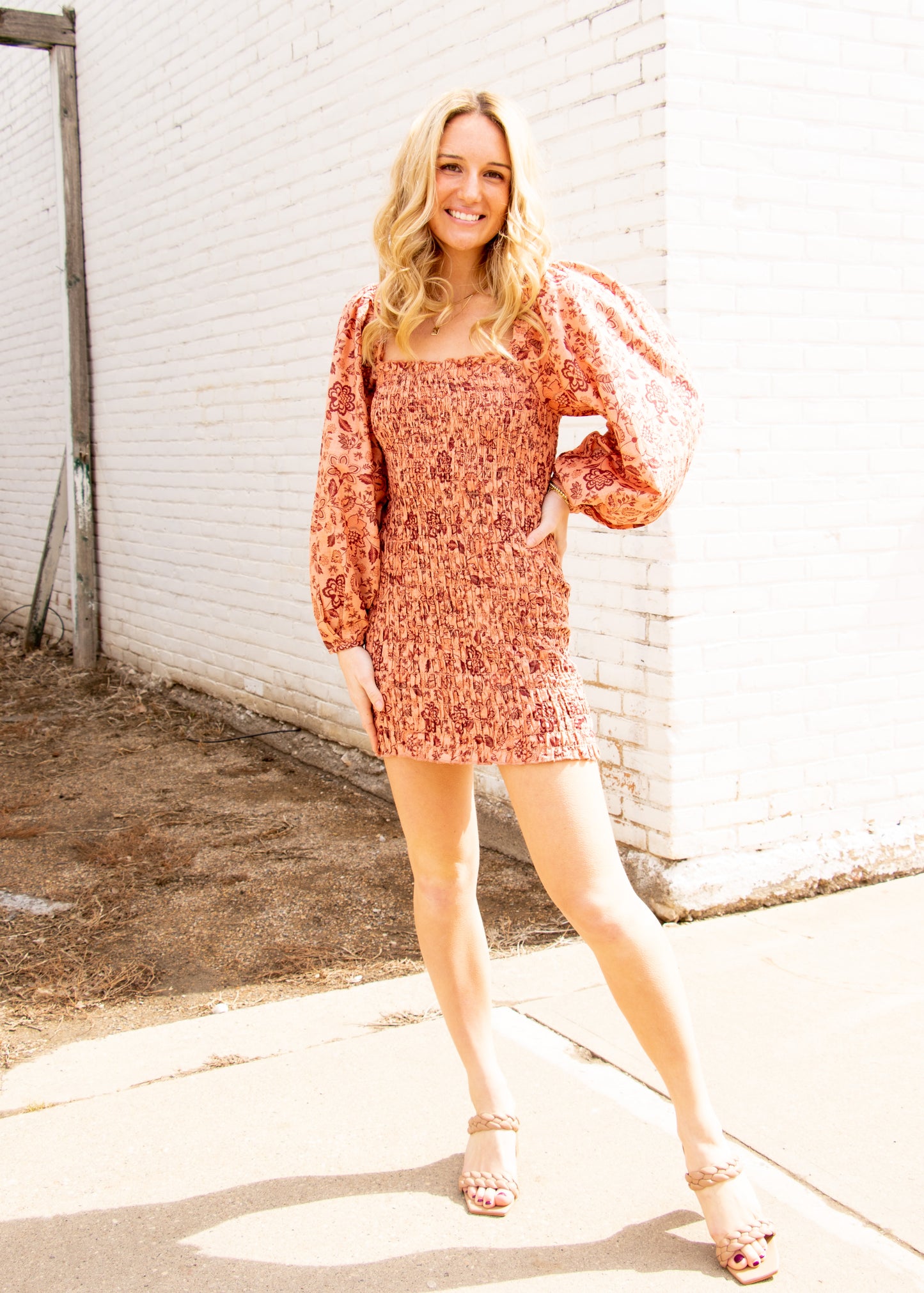 Free People Smock It To Me Mini Dress