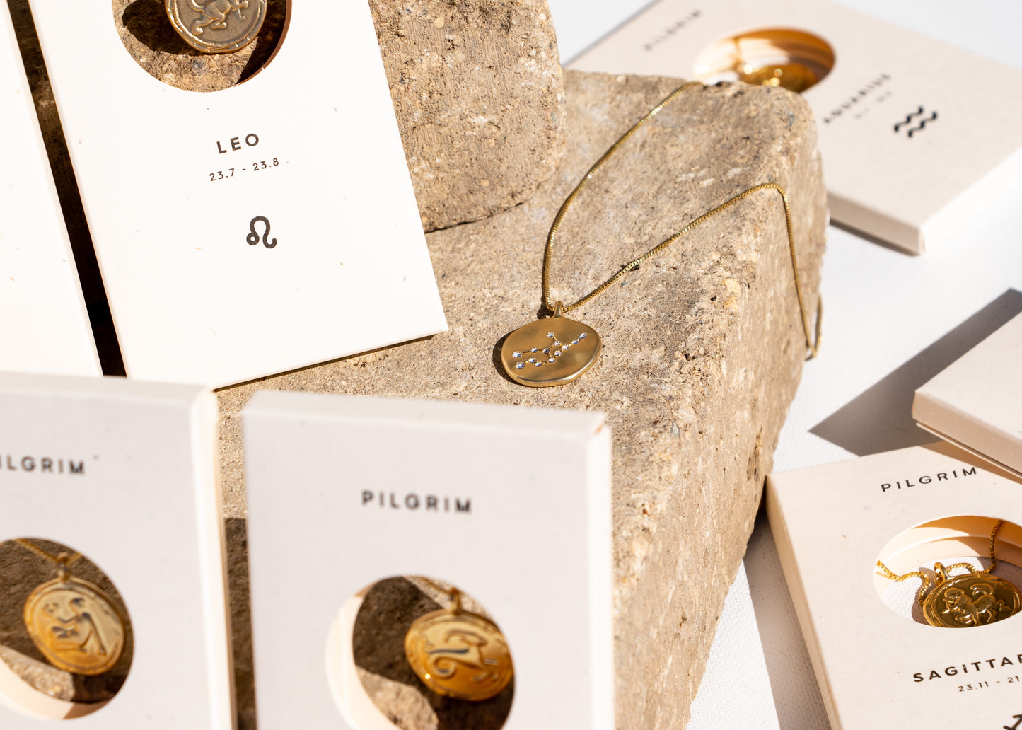 Pilgrim Horoscope Necklace