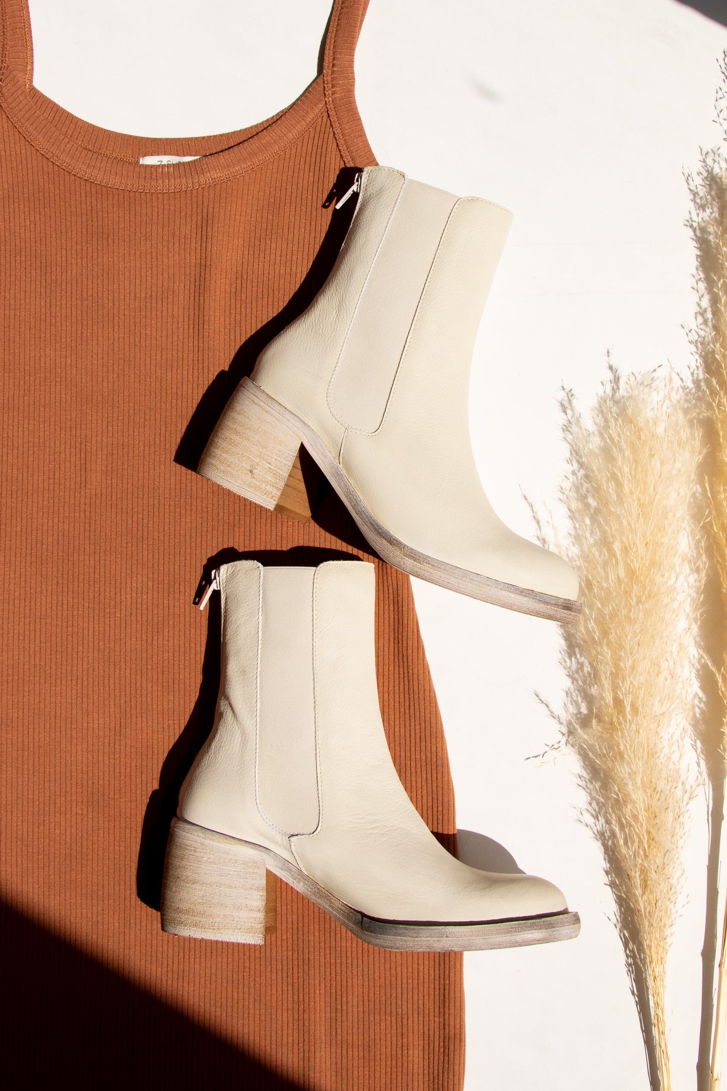 Free People Essential Chelsea Boot - WHITE