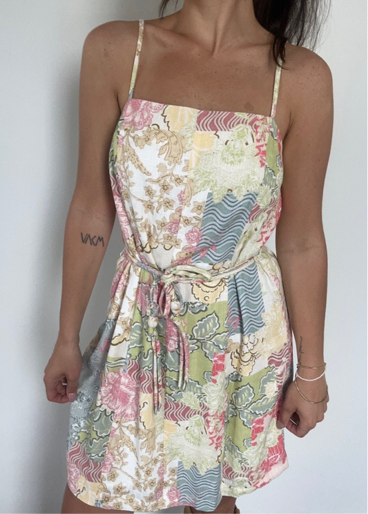 Mink Pink Aurora Strappy Mini Dress