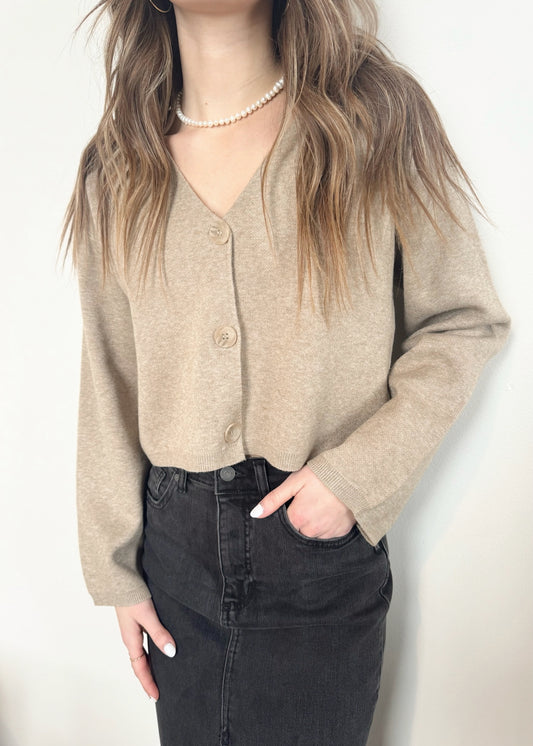 Z Supply Estelle Cardigan - OATMEAL HEATHER