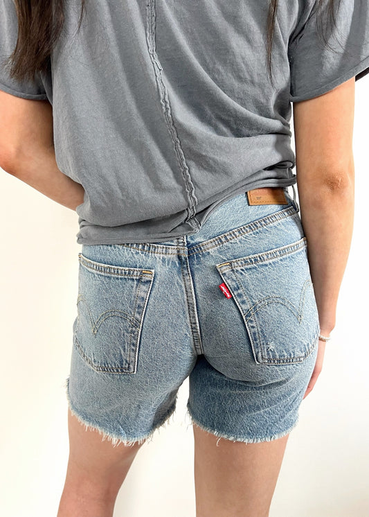 Levi's 501 Mid Thigh Light Weight Fun Flare Short