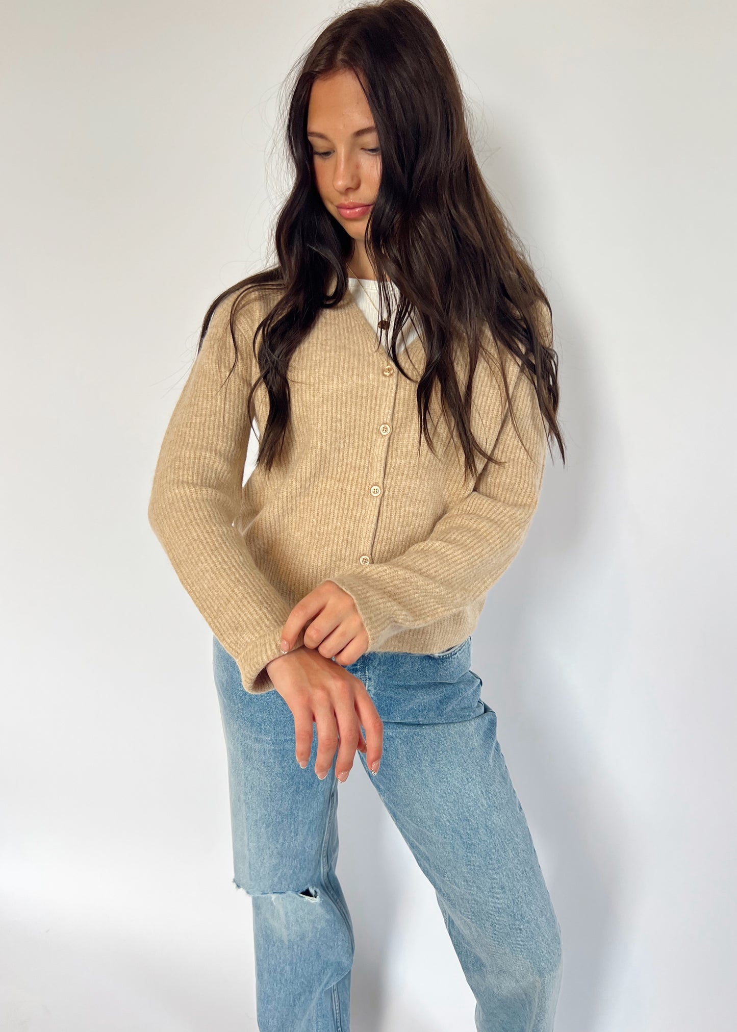 Z Supply Emile Cardigan - BISCUIT