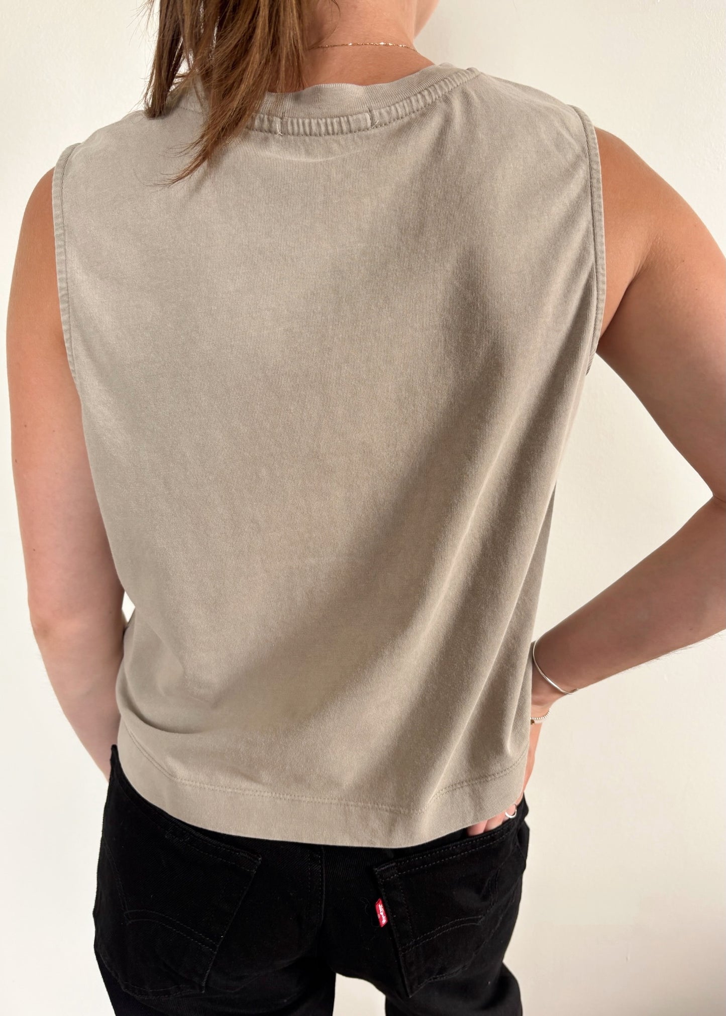 Z Supply Sloane Jersey Muscle Tank - RETREAT