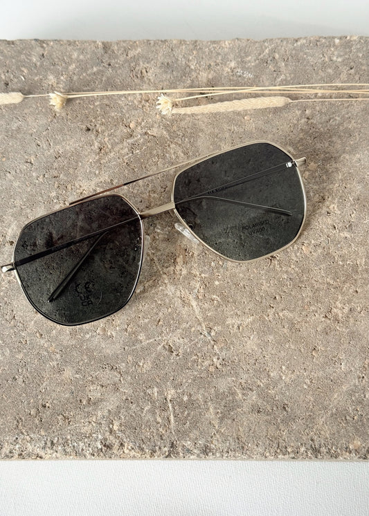 Pilgrim Ana Sunglasses - GREY/GOLD