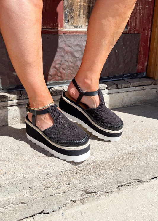 Free People Morning In Mykonos Espadir - BLACK