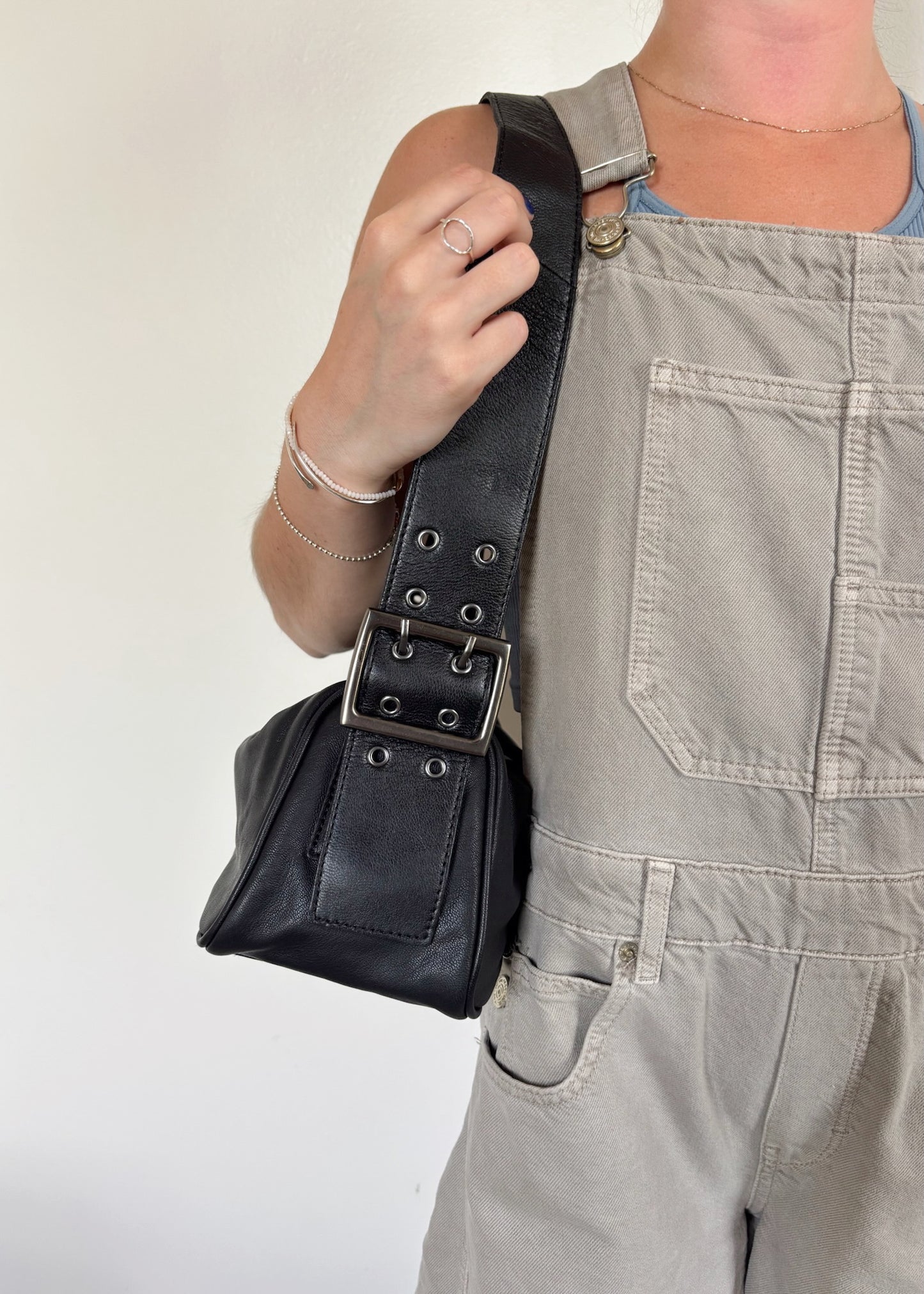 Free People Arm Candy Bag - BLACK
