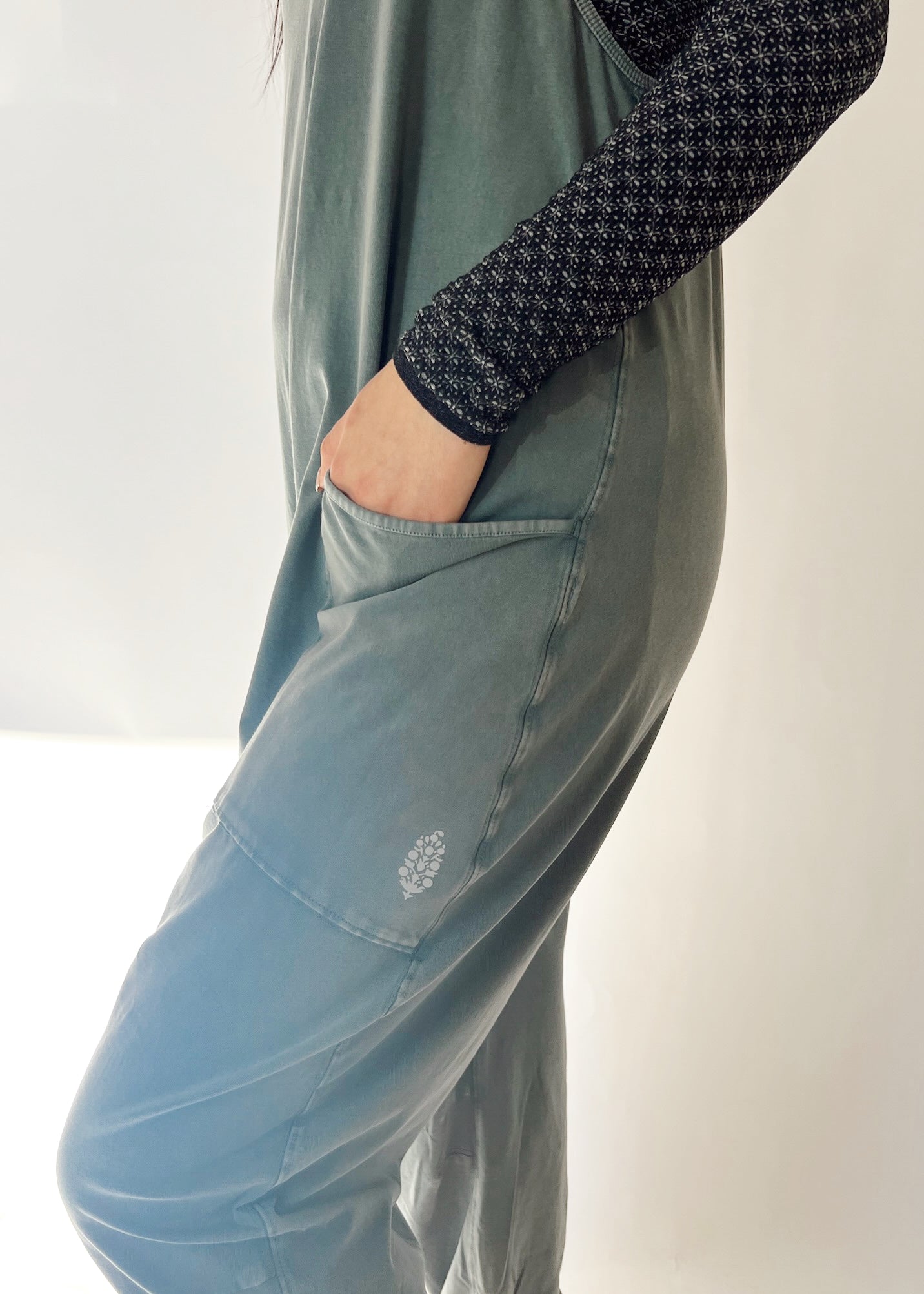 Free People Hot Shot Onesie - MIDNIGHT JADE