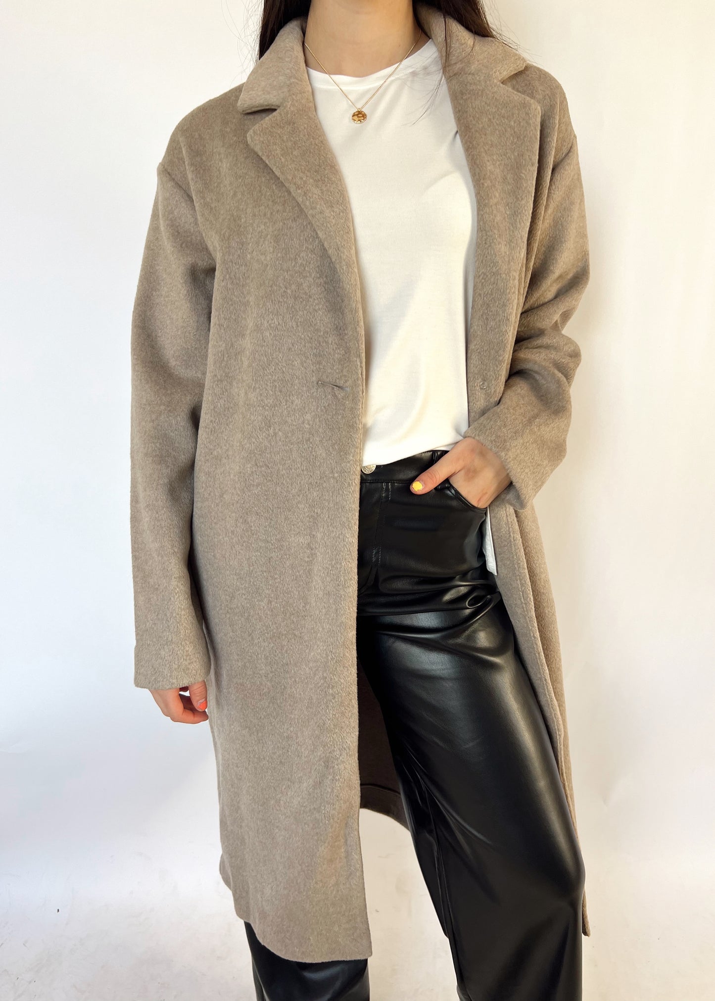 Z Supply Mason Luxe Coat - SMOKEY