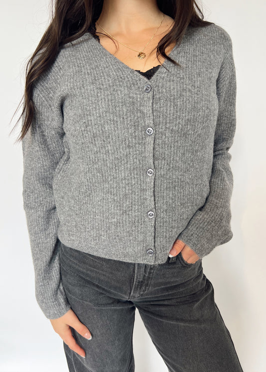 Z Supply Emile Cardigan - CLASSIC HEATHER GREY