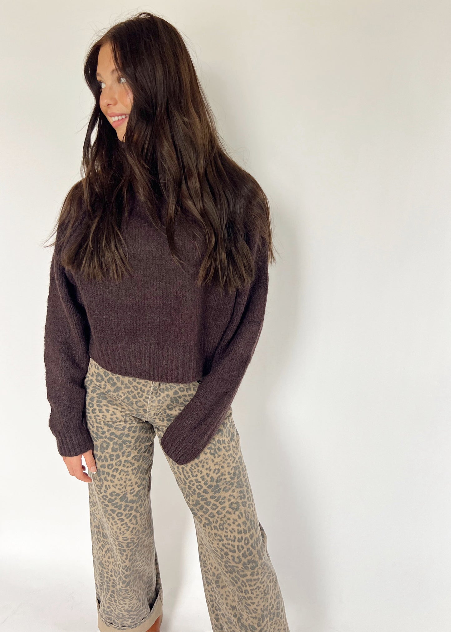Z Supply Marli Denim Leopard Pant