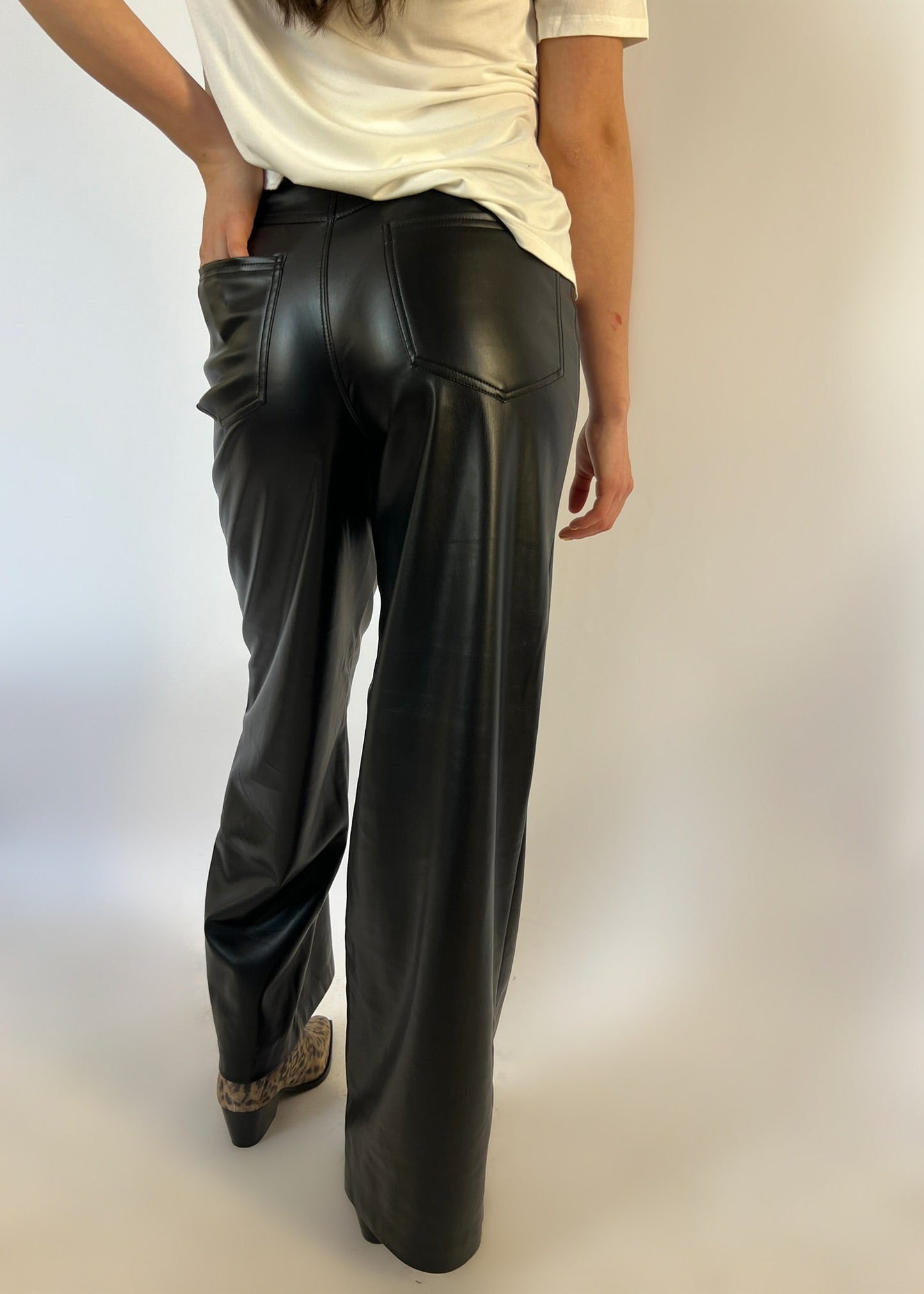 Z Supply Marli Wide Leg Leather Pant