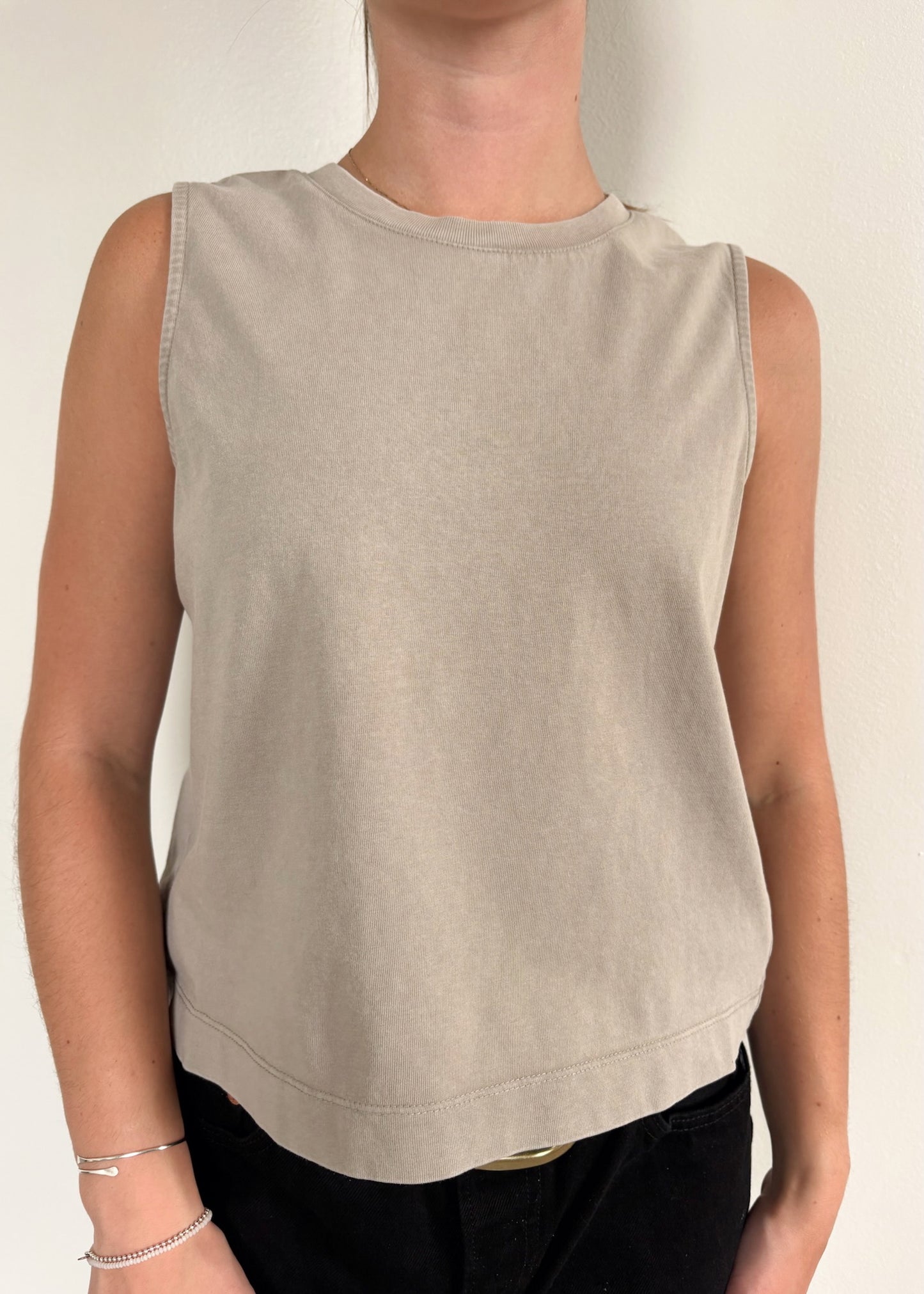 Z Supply Sloane Jersey Muscle Tank - RETREAT