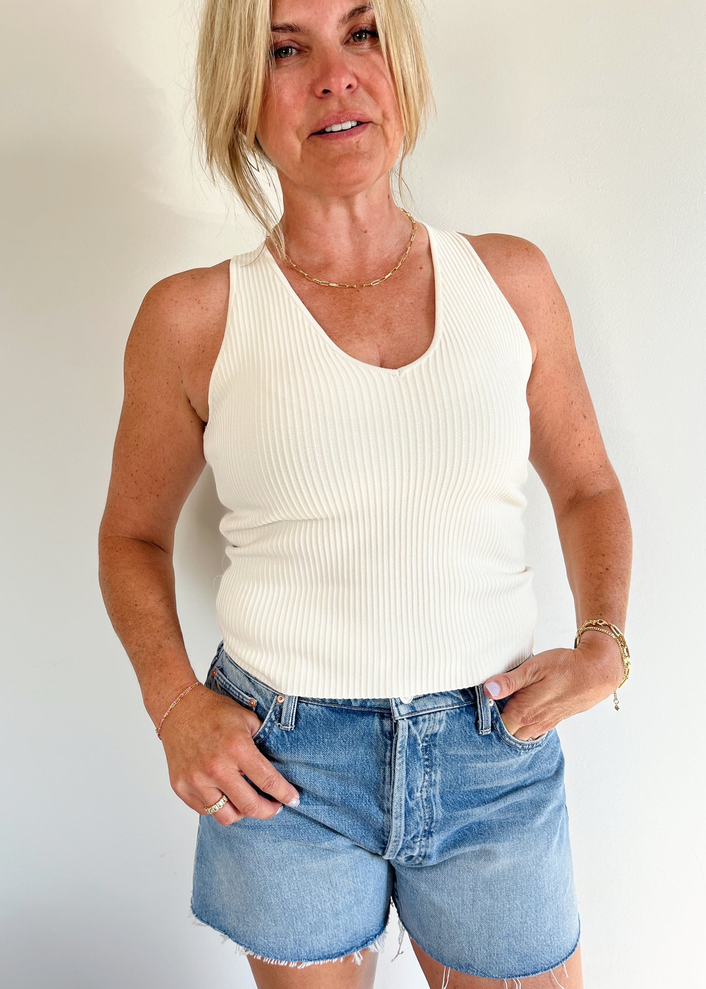 Gentle Fawn Astor Tank - CREAM