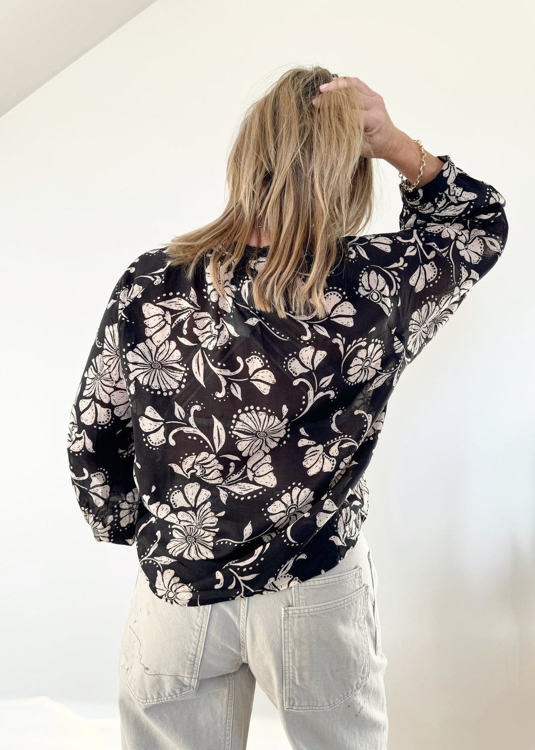 完売】murral 2021ss Framed flower blouse トップス