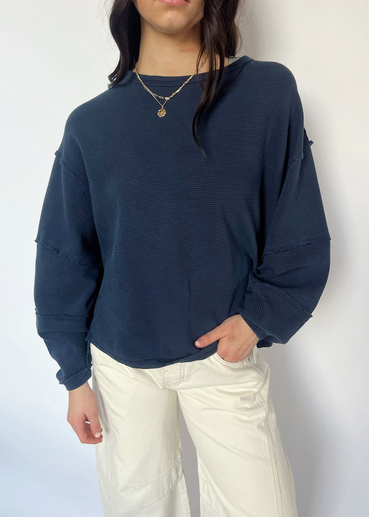 Free People Total Eclipse Tee - DEEPER IRIS