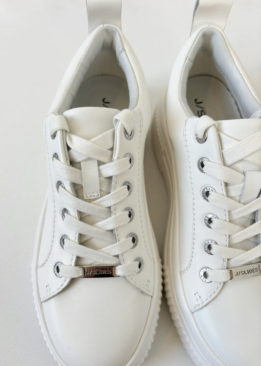 J/Slides West Sneakers - WHITE LEATHER