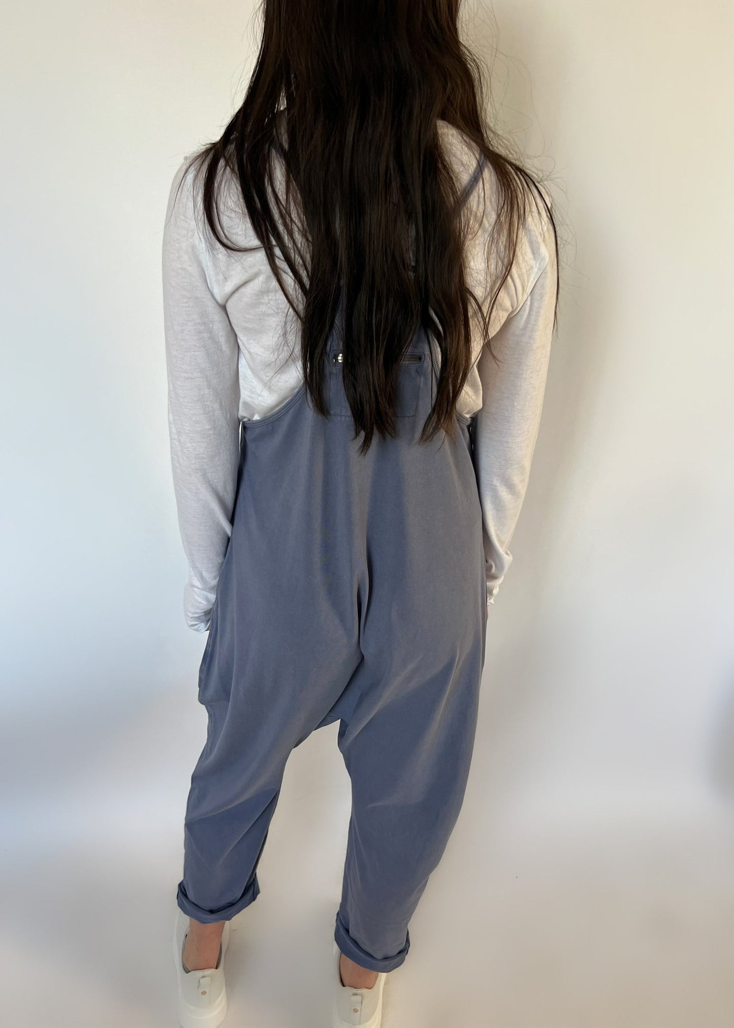 Free People Hot Shot Onesie - BLUE INDIGO