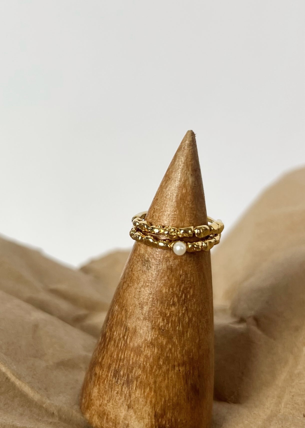 Pilgrim Shift Pearl Rings 2 - In - 1