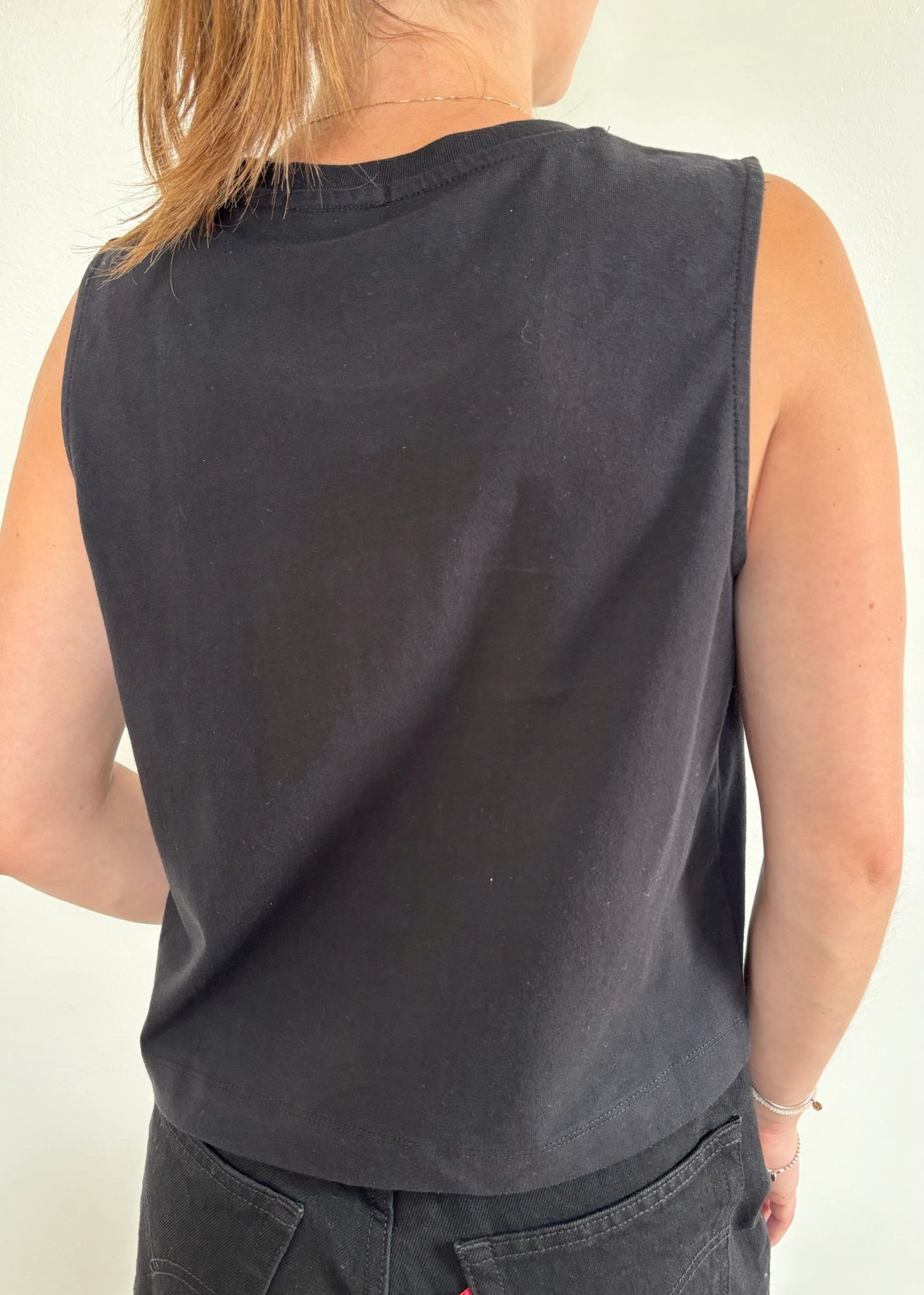 Z Supply Sloane Jersey Muscle Tank - TRUE BLACK