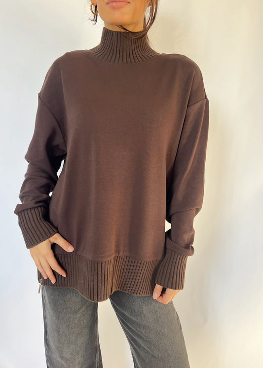 Z Supply Sable Rib Sweatshirt
