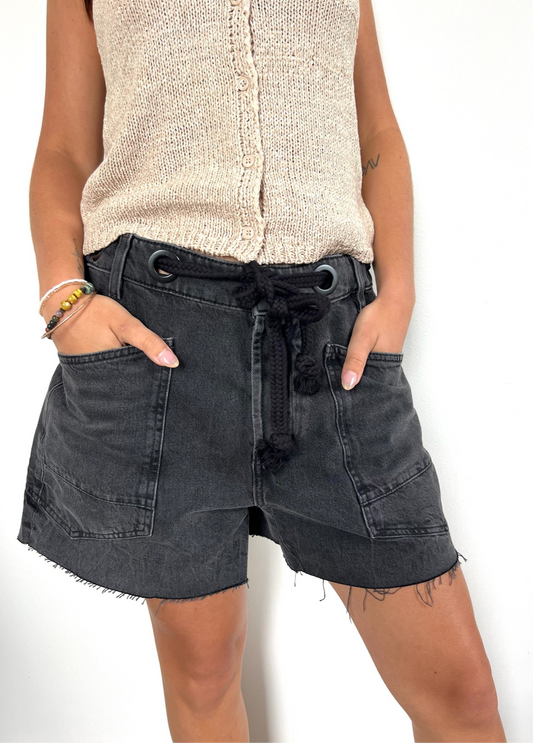 Free People Moxie Shorts - NIGHT HAWK