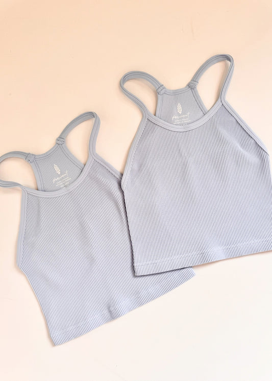 Free People Happiness Runs Crop Tank - SPRING SHOWERS